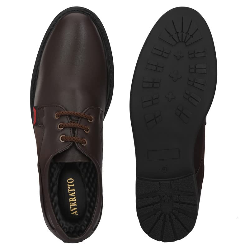 Averatto Men's Office & Semi-Formal Dress Shoes (A9902) - Comfortable Business Casual Shoes for Work, Meetings & Professional Events