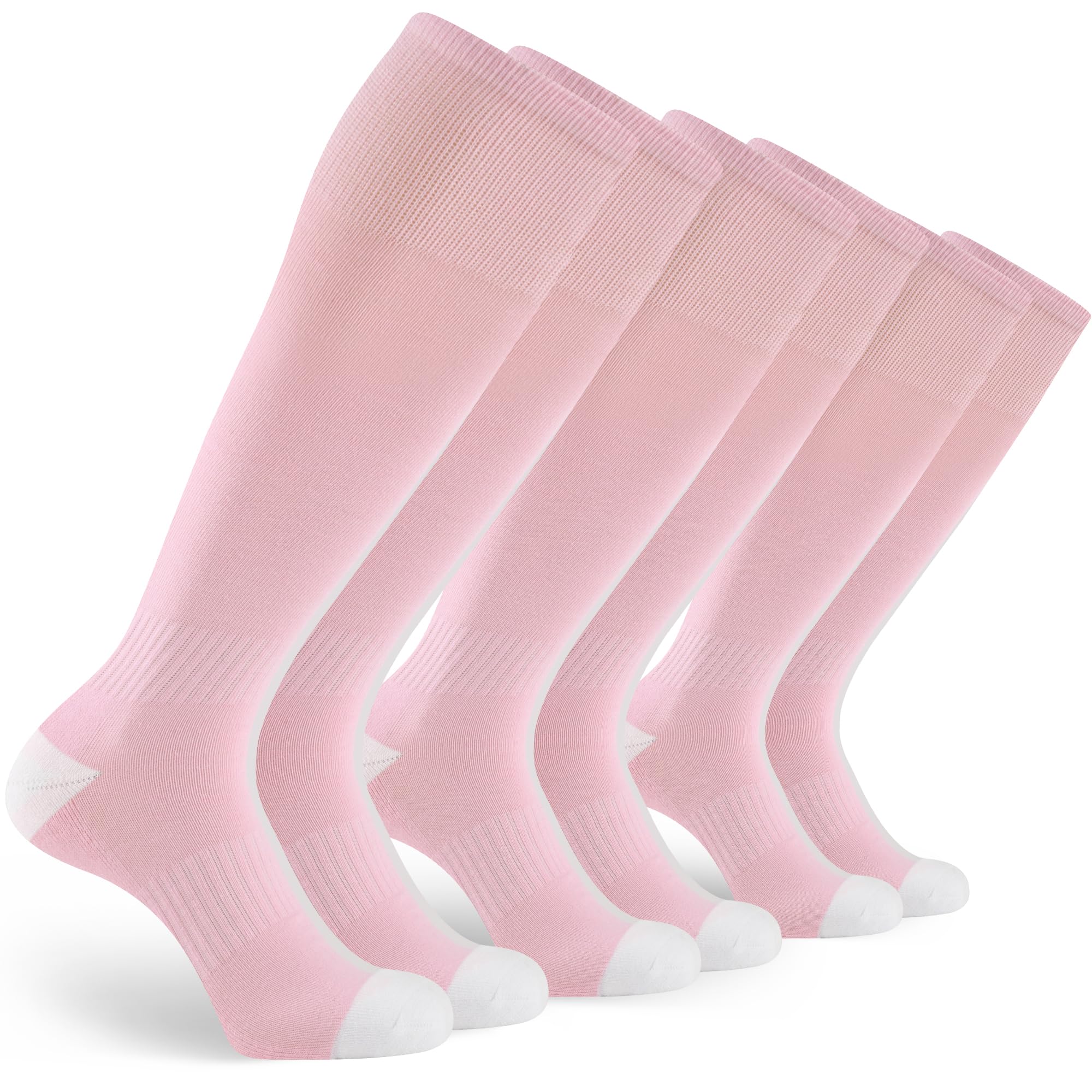 GRAPMKTG 3 Pairs Soccer Football Socks - Breathable Athletic Socks for Youth, Men & Women - Perfect for Baseball, Softball, Running & Sports Training