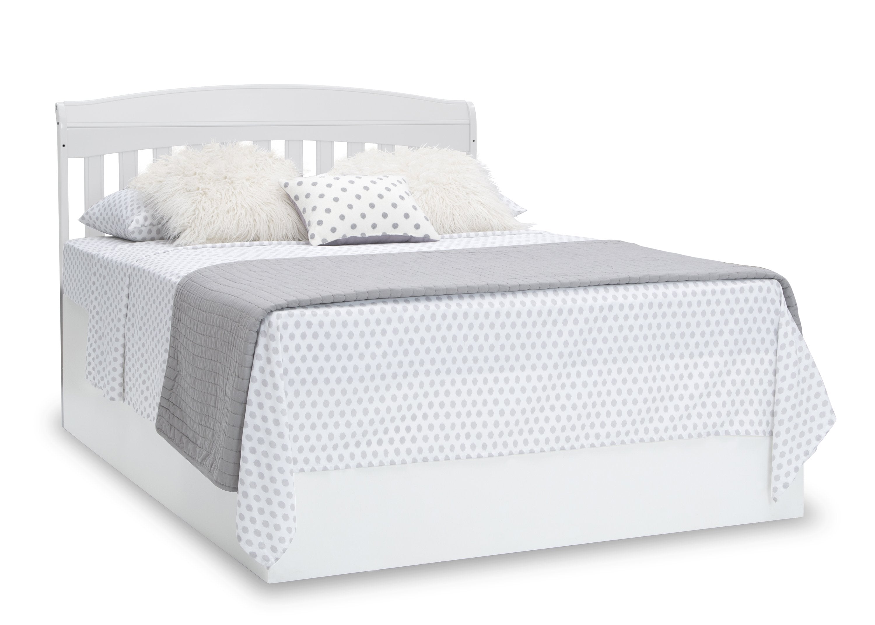 Colton 6-in-1 Convertible Baby Crib - Toddler Bed, Daybed & Full-Size Bed - Safe Nursery Furniture for Newborn to Teen - Perfect for Modern Nurseries & Kids' Bedrooms