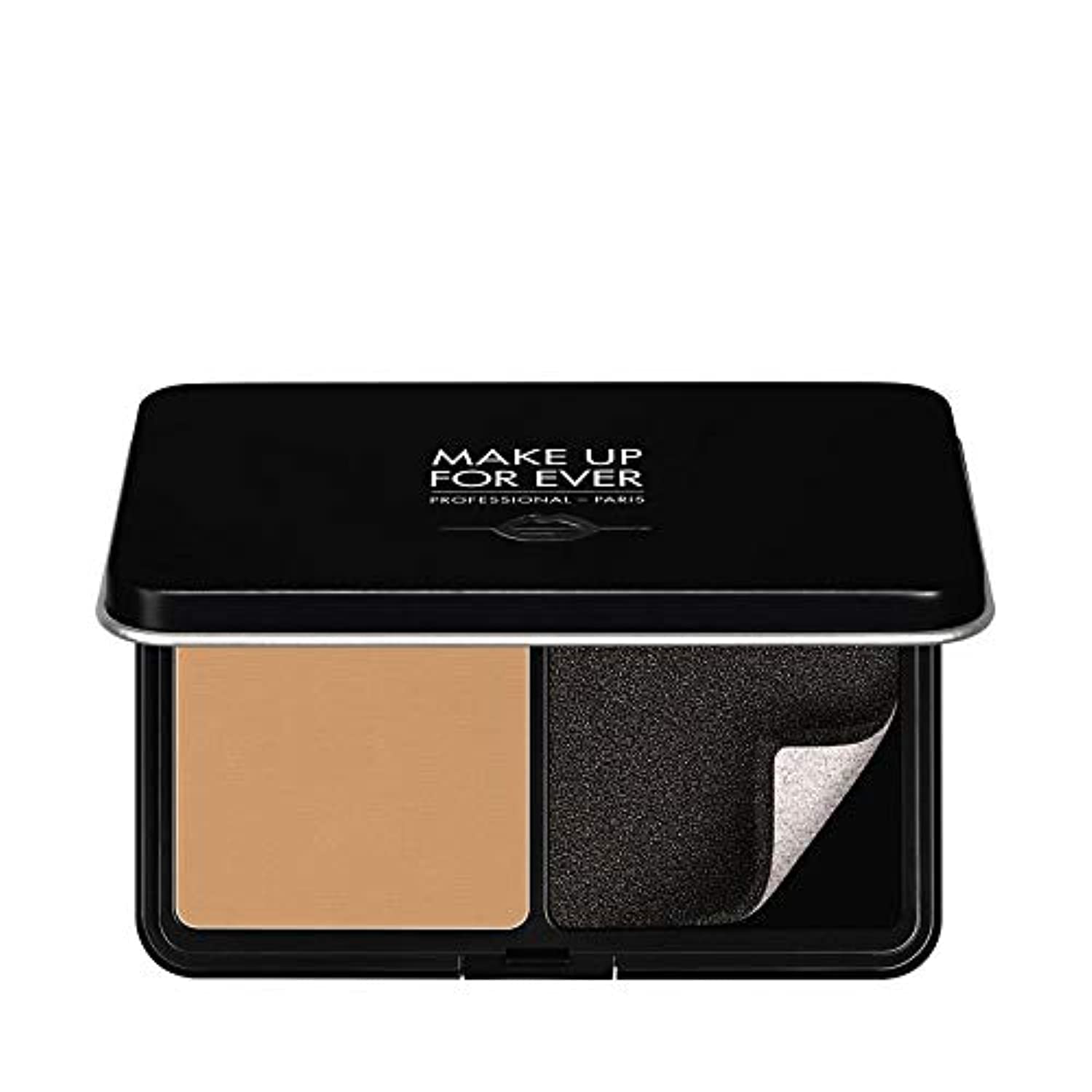Make Up For Ever Matte Velvet Skin Blurring Powder Foundation - #Y375 Golden Sand | Full Coverage, Oil Control & Pore Minimizing | Perfect for Daily Wear & Special Occasions