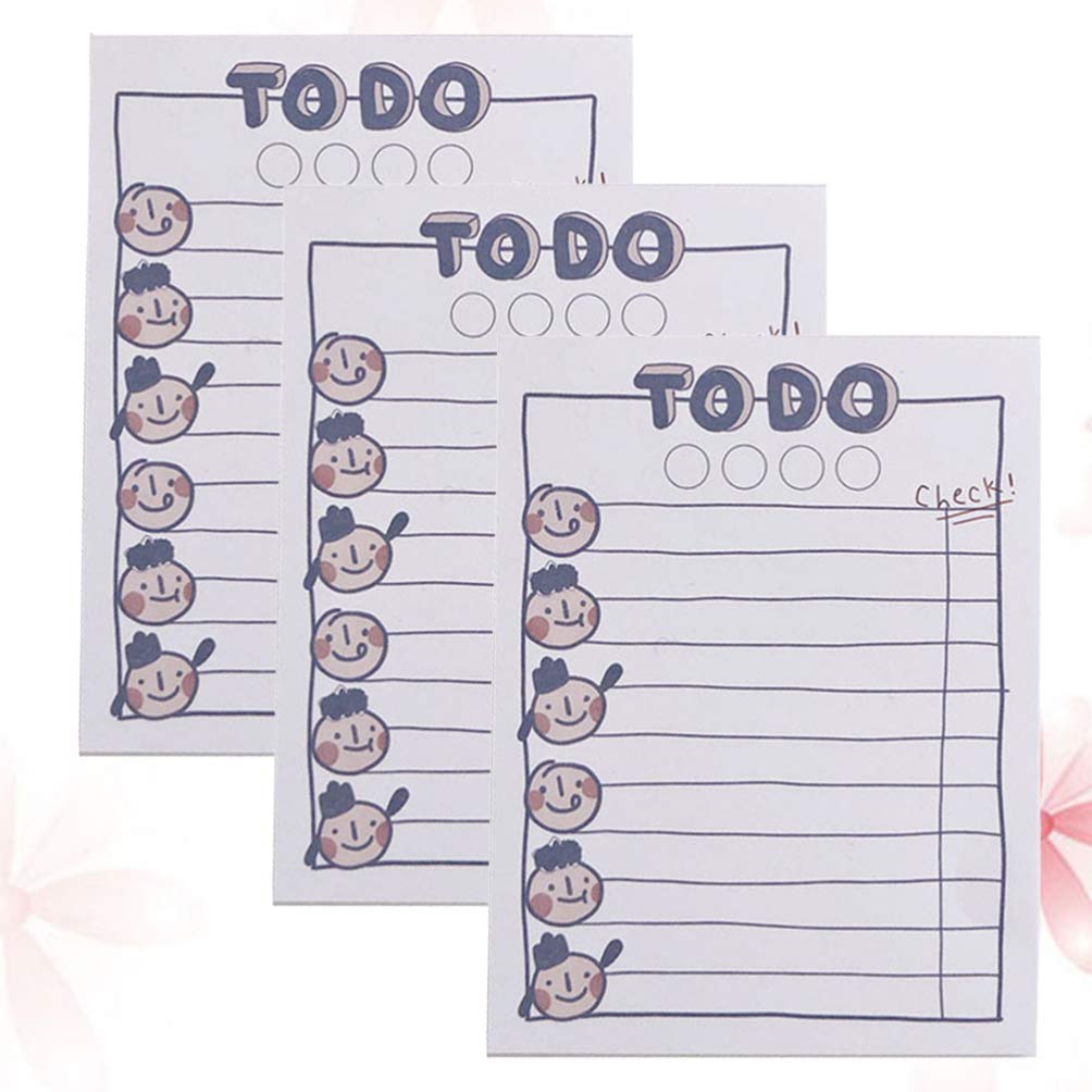 NUOBESTY 3-Pack Mini Pocket Notepads - Work Schedule Planner, Shopping List, Grocery Checklist & Reminder Pad with Blank Pages - Perfect for Office, School, Home Organization & Daily Task Tracking