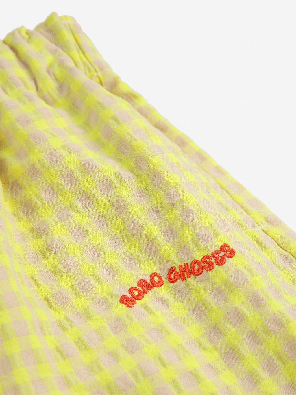 Vichy Woven Trousers for Women by Bobo Choses - Stylish Checkered Pants for Casual Outings & Spring Fashion