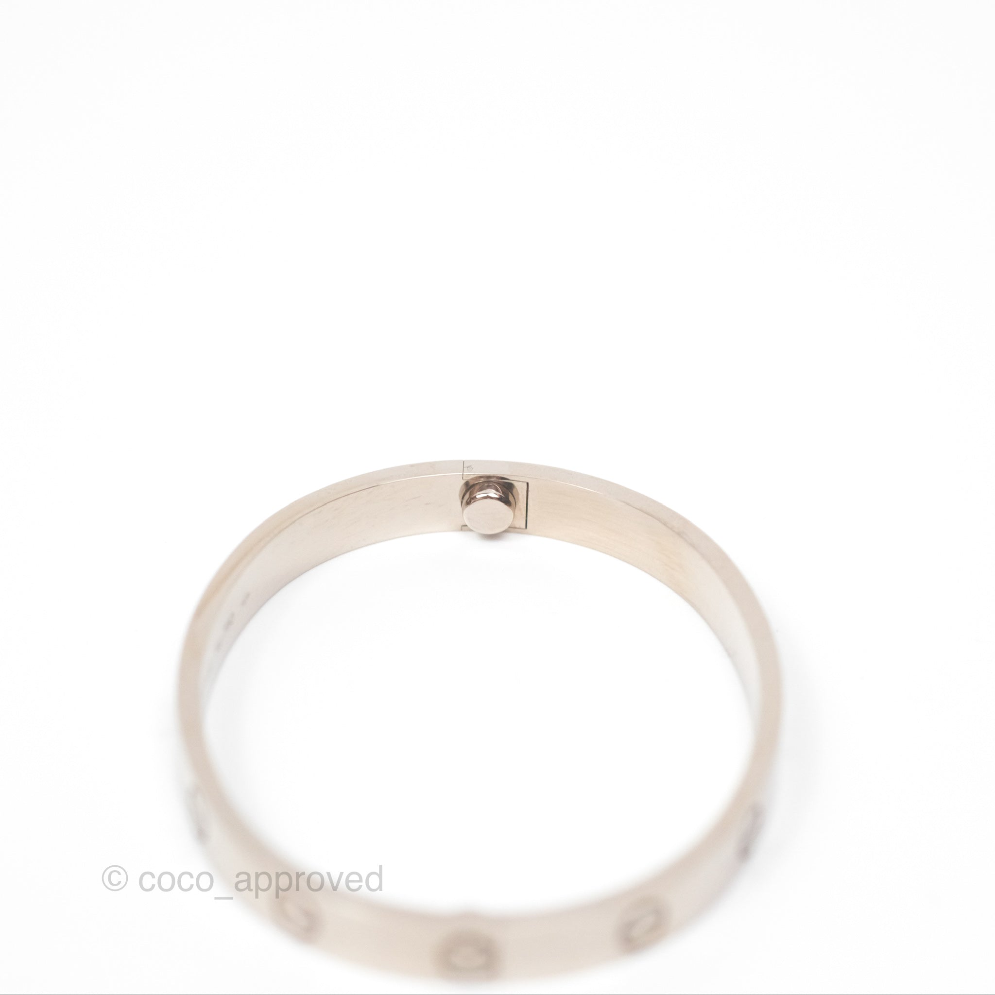 Cartier Love Bracelet in 18K White Gold - Luxury Diamond Bracelet for Women, Perfect for Anniversaries & Special Occasions