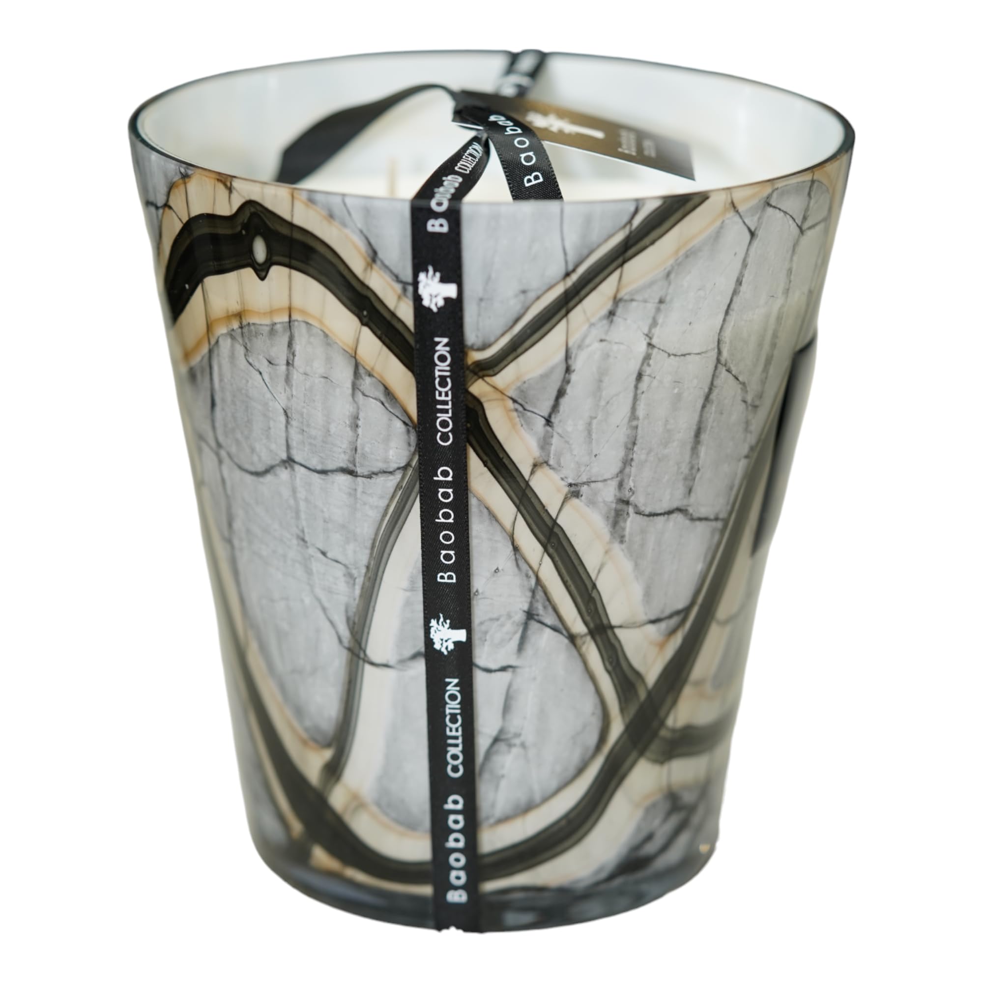 Baobab Collection - Luxury Marble Stone Max16 Scented Candle for Home Decor & Relaxation | Perfect for Living Room, Bedroom, and Spa Ambiance