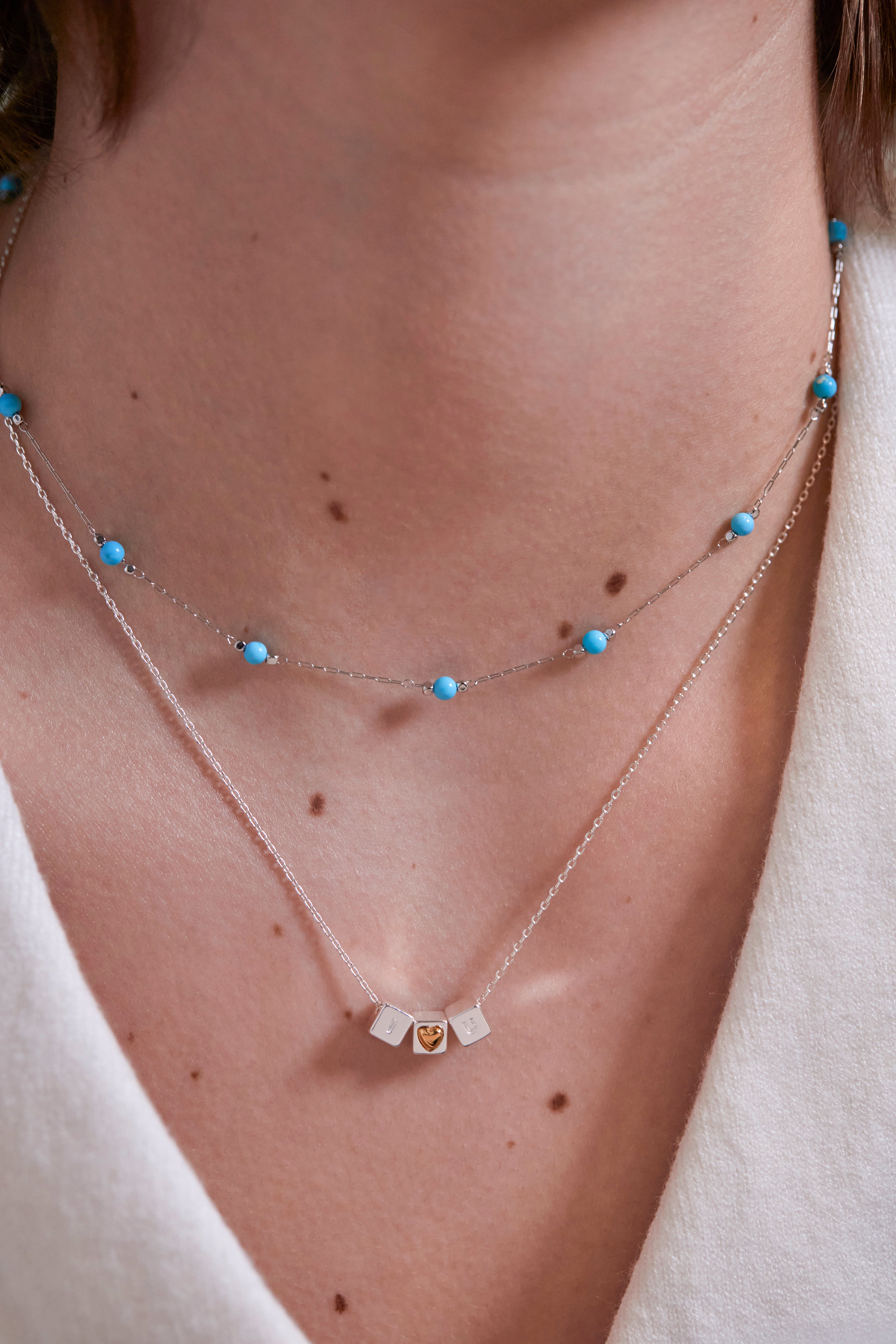 Wellness Howlite Gemstone Bead Necklace for Women - Natural Healing Stone Jewelry for Stress Relief & Meditation - Perfect for Yoga, Spiritual Healing & Everyday Wear