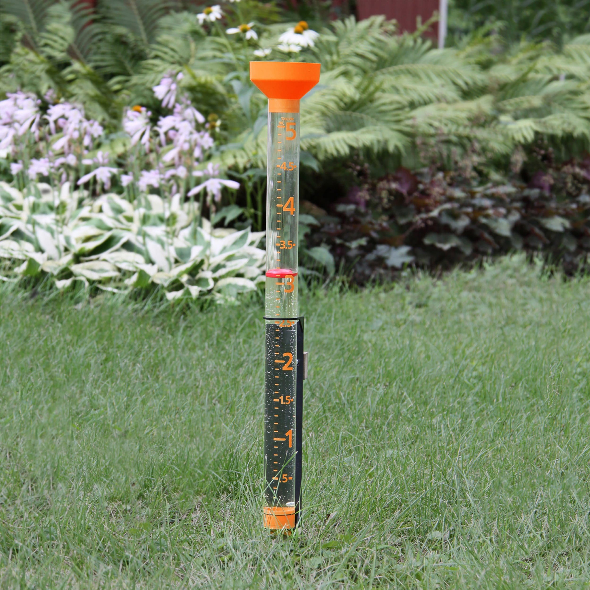 Jumbo Easy View Rain Gauge - Large Outdoor Water Measurement Tool for Garden, Lawn & Weather Monitoring | Perfect for Homeowners, Gardeners & Weather Enthusiasts