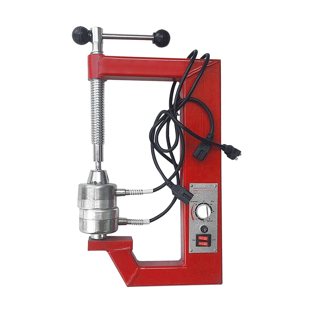 ZXMOTO 110V-220V Tire Vulcanizing Machine Kit - Adjustable Height Tire Repair Equipment with 140℃-165℃ Temperature Control for Auto Shops & Garages - Perfect for Puncture Repairs, Tire Vulcanization & Professional Tire Maintenance