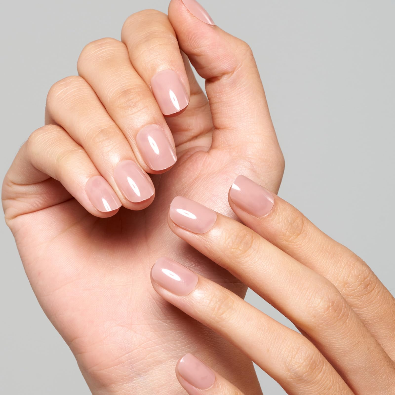 GLAMERMAID 24Pcs Extra Short Squoval Press on Nails - Spring Summer Nude Jelly Gel Glue on Fake Nails with Glossy UV Finish, Reusable Acrylic False Nails Manicure Kit for Women | Perfect for Daily Wear, Parties, Weddings & Special Occasions