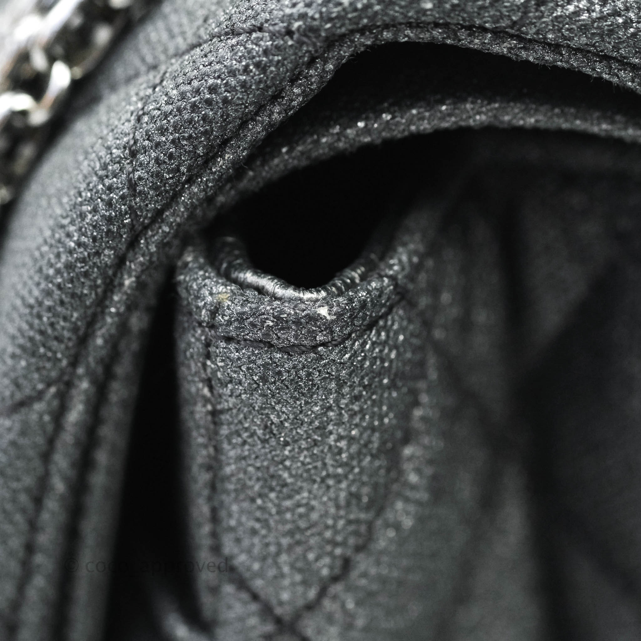Chanel 2.55 Reissue Lucky Charms 225 Flap Bag in Iridescent Metallic Grey Canvas with Gun Metal Hardware - Perfect for Evening Events & Luxury Fashion Collectors