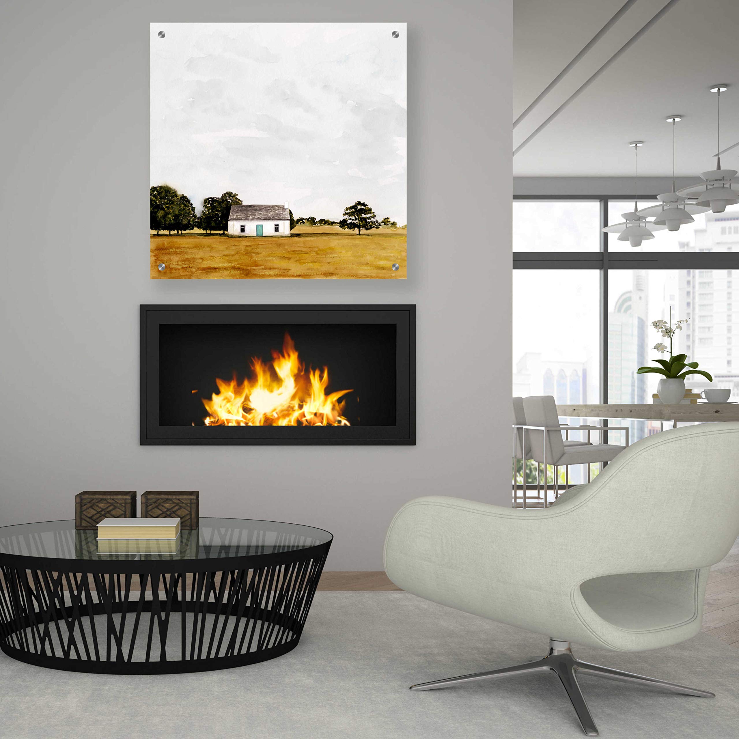 Epic Art 'Late July II' by Victoria Borges - 36x36 Inch Acrylic Wall Painting - Modern Abstract Canvas Art for Living Room, Bedroom & Office Decor