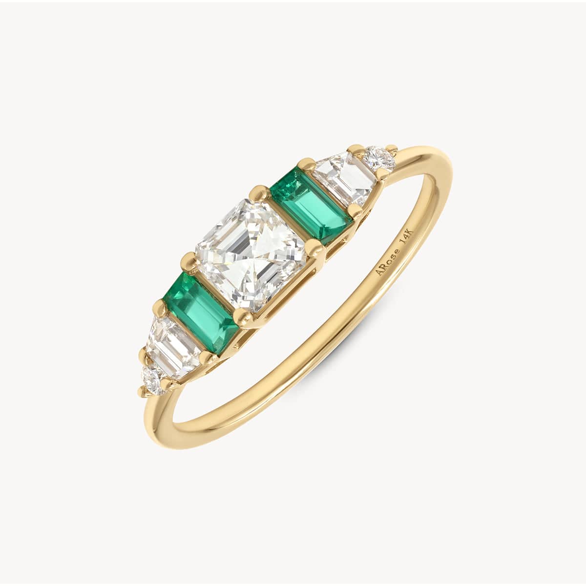 Emerald Green Ring for Women - Elegant Sterling Silver Gemstone Jewelry - Perfect for Weddings, Parties & Special Occasions