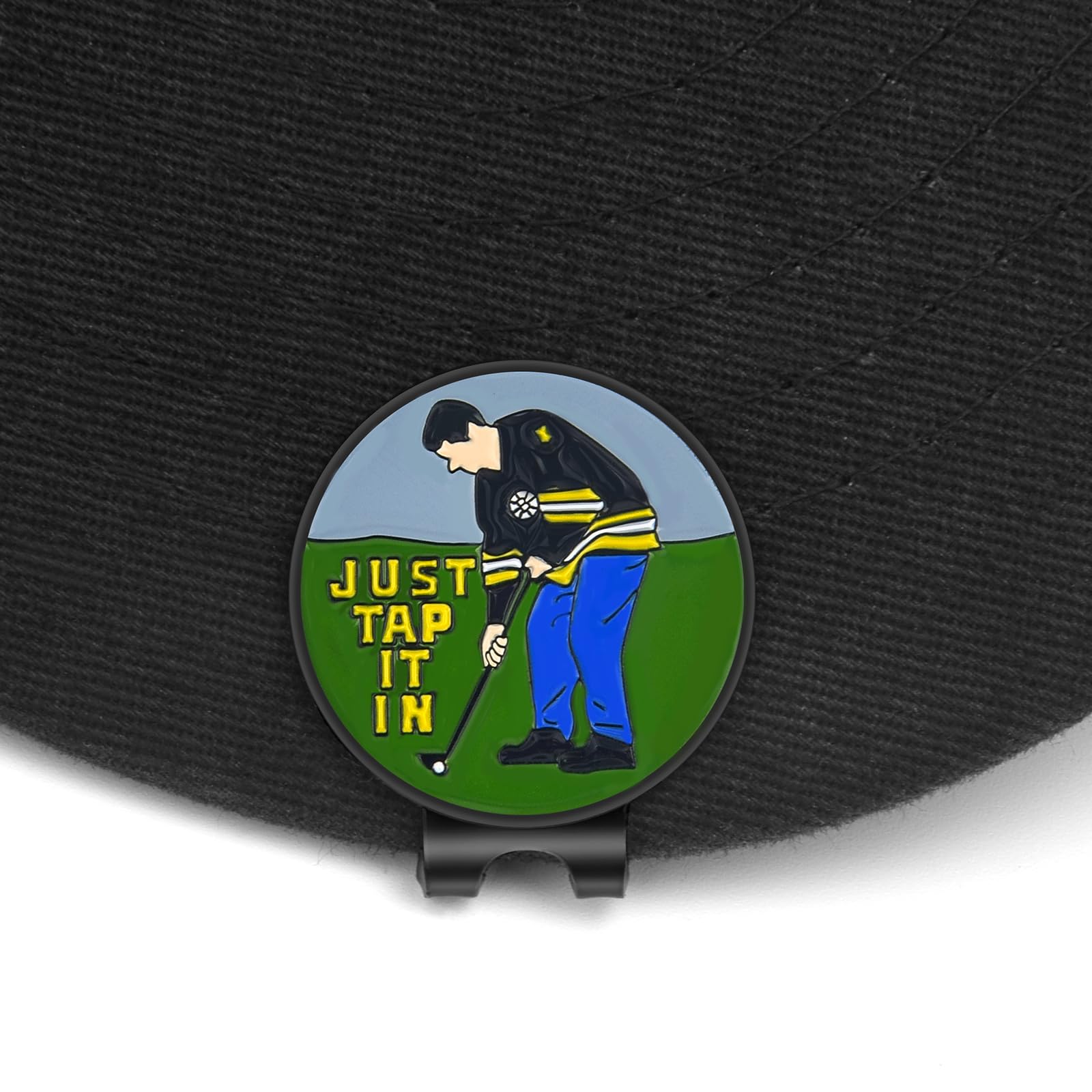 Golf Ball Marker Hat Clip - Premium Golf Accessories for Men & Women - Funny Golf Gifts & Gadgets - Perfect for Golf Tournaments, Driving Range & Casual Play