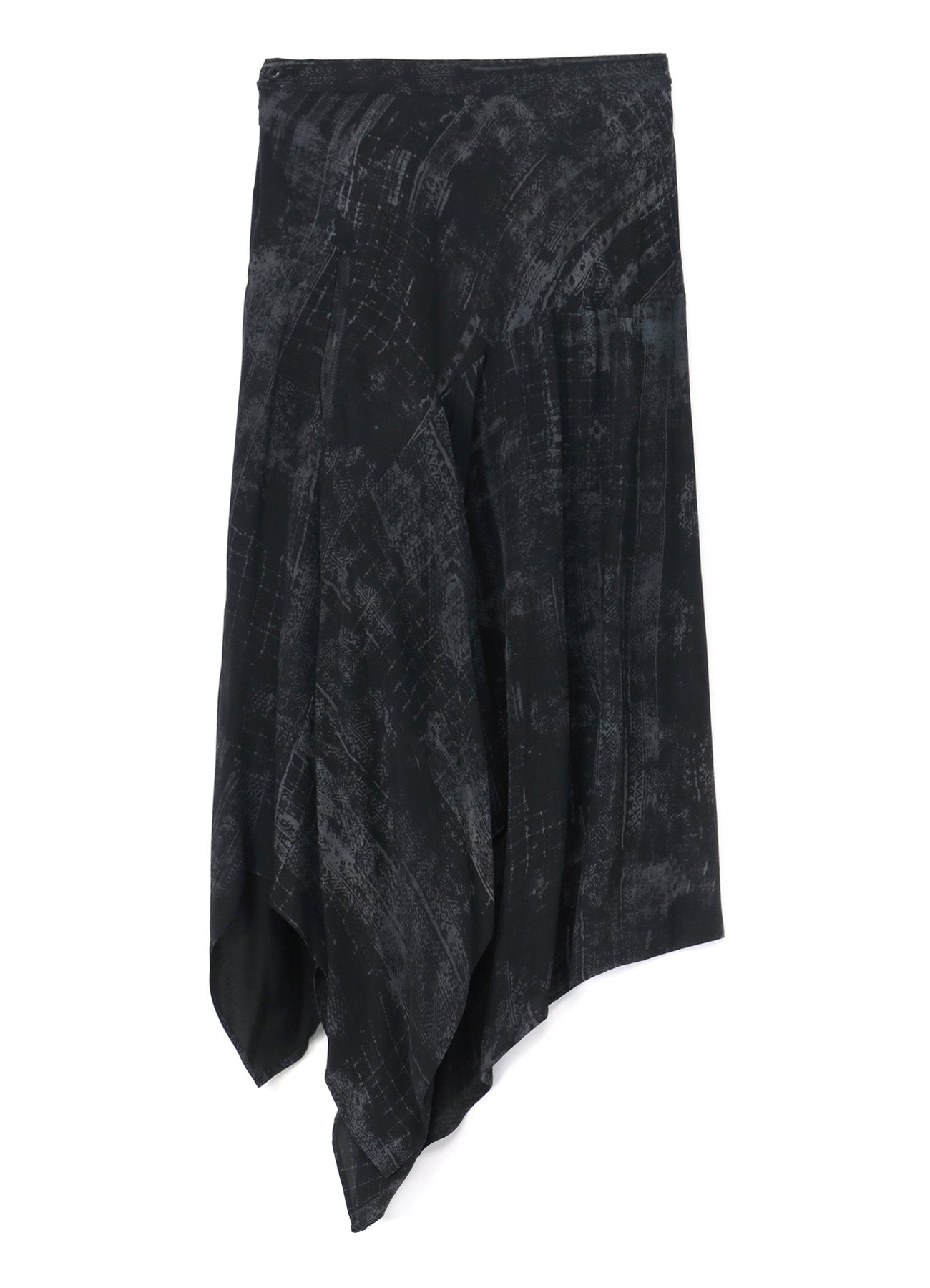 Asymmetrical Flared Skirt - Women's Cupro/Rayon Twill Midi Skirt for Casual & Office Wear | Perfect for Work, Parties & Everyday Outfits