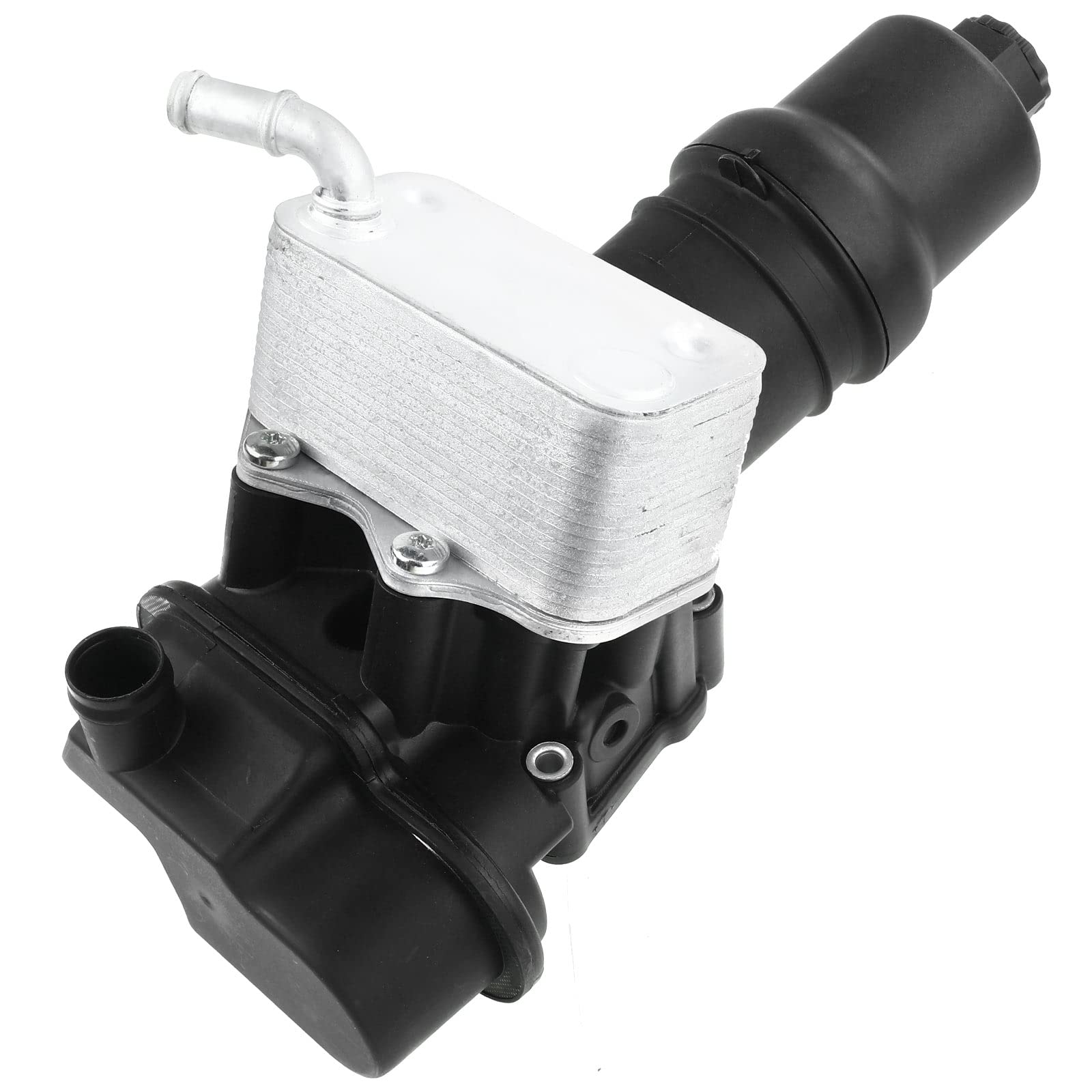 Premium Engine Oil Cooler Assembly for Volkswagen Eos 2007-2009, Jetta, Passat, GTI & Audi A3 2006-2008, A4 2005-2009, TT, TTS Quattro - High Performance Cooling Solution for Enhanced Engine Protection & Longevity - Perfect for Daily Driving, Racing & Extreme Weather Conditions