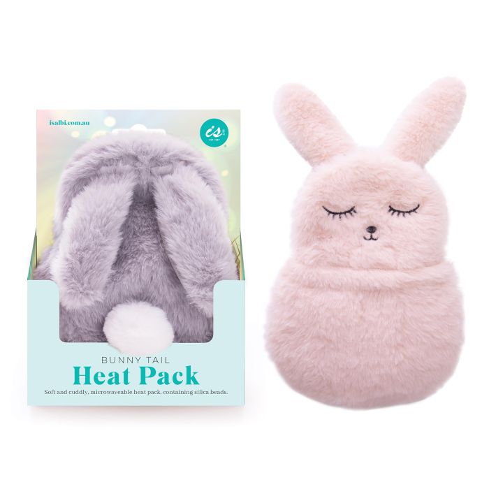 Discovery Zone Bunny Tail Heat Pack - Soft & Warmable for Pain Relief, Stress Relief & Comfort - Perfect for Cold Weather, Menstrual Cramps & Relaxation
