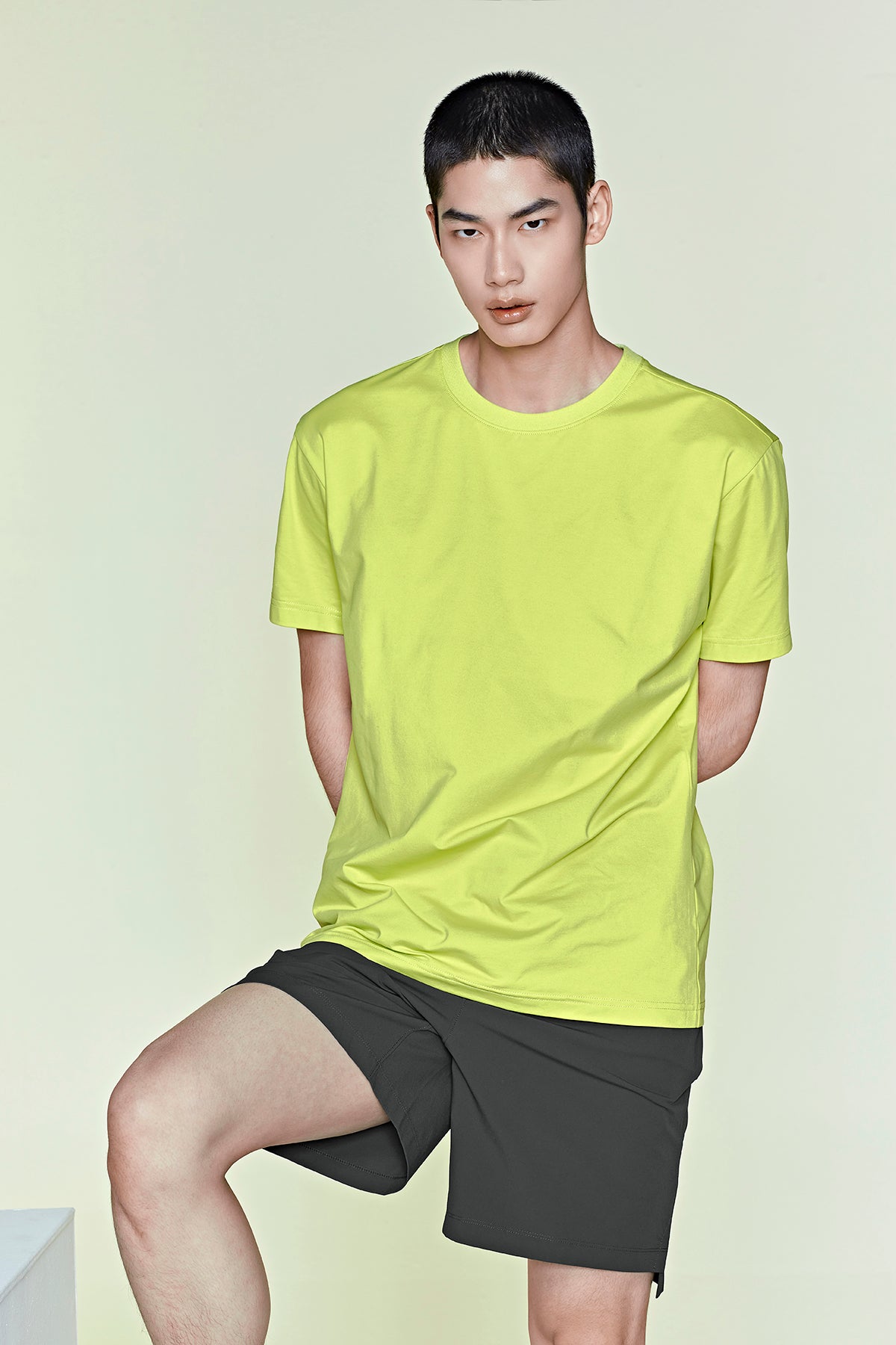 Basic Stretch Slim Fit Short Sleeve T-Shirt for Men - Comfortable Casual Wear for Everyday Outfits, Gym, and Outdoor Activities