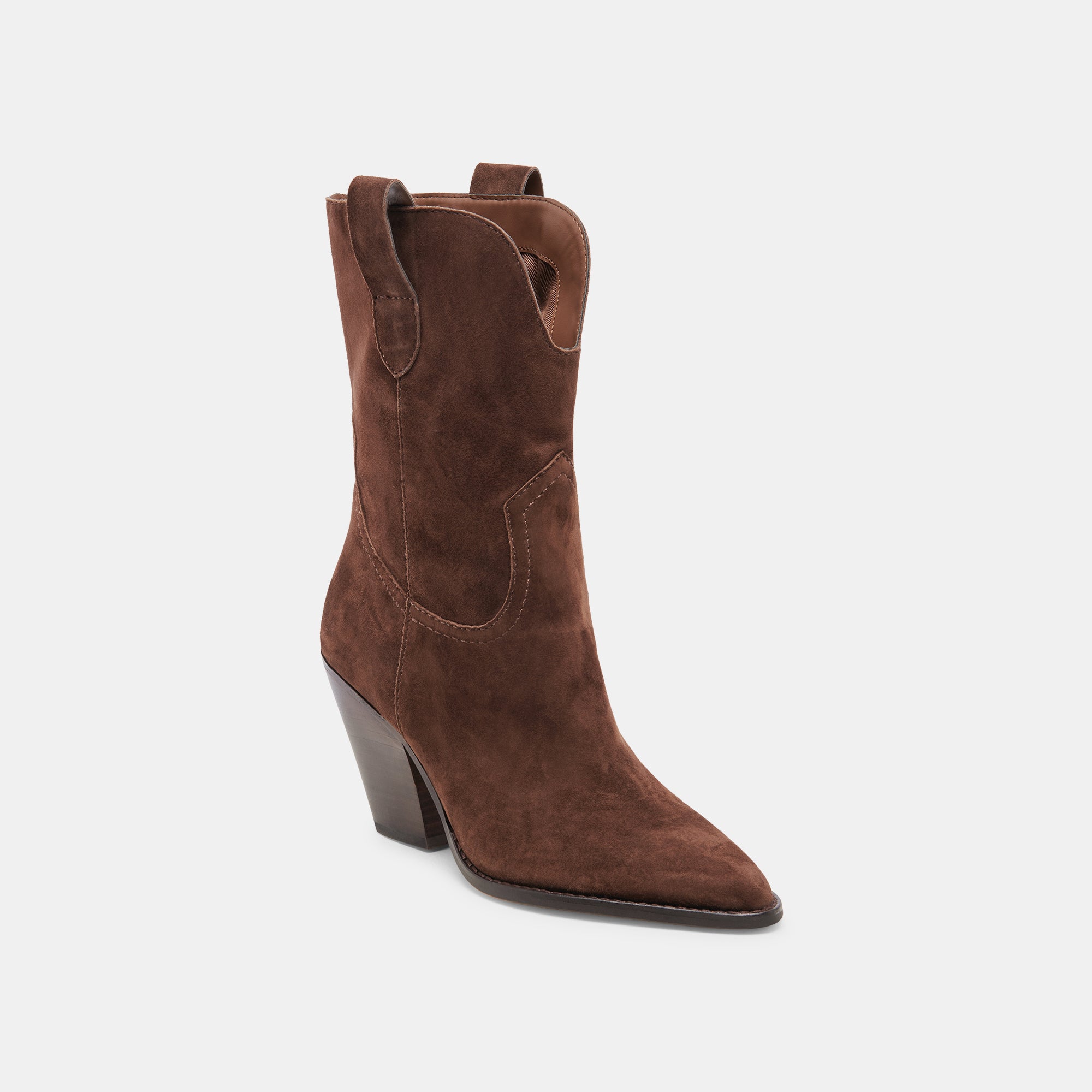 JESSEY BOOTS DK BROWN SUEDE - Premium Suede Ankle Boots for Women, Comfortable & Stylish, Perfect for Casual Outings, Office Wear & Date Nights