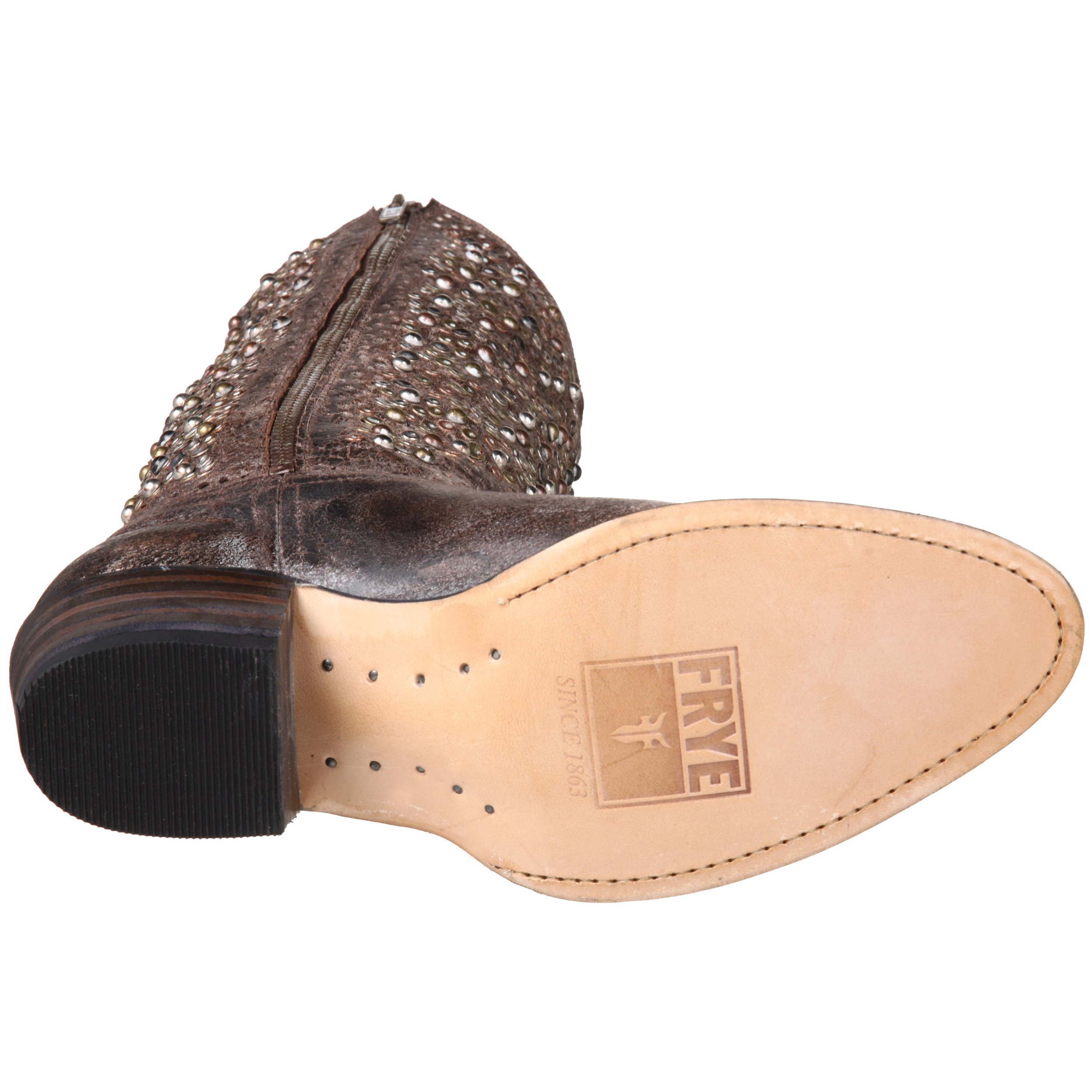 FRYE Women's Deborah Studded Tall Western Boots - Stylish Cowgirl Boots for Women, Leather Riding Boots with Studded Details | Perfect for Country Concerts, Rodeos & Western Fashion Outfits