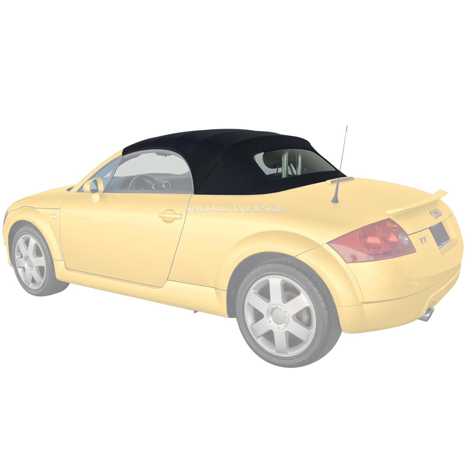 Sierra Auto Tops Black TwillFast RPC Canvas Convertible Top Replacement for 2000-2006 Audi TT Roadster | Durable & Weatherproof Soft Top for Summer Cruising & Open-Air Driving