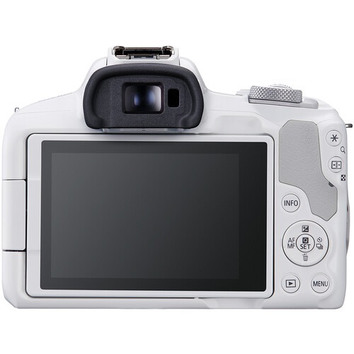 Canon EOS R50 Mirrorless Camera with RF-S 18-45mm f/4.5-6.3 IS STM Lens (White) - Perfect for Vlogging, Travel Photography & Content Creation