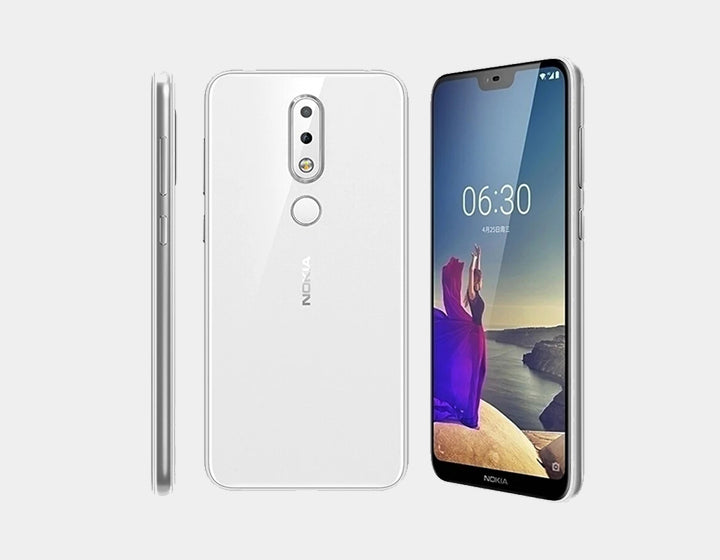 Nokia 6.1 Plus TA 1103 Unlocked Smartphone - 64GB ROM 4GB RAM Dual SIM GSM Android Phone (White) - Perfect for Travel, Business & Daily Use