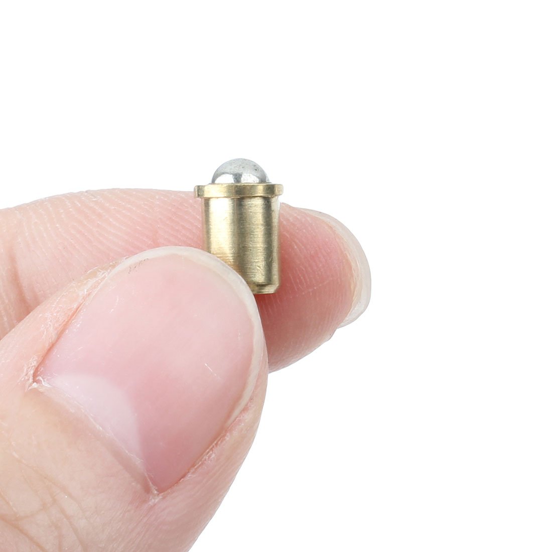 uxcell 10pcs Brass Ball Catches 3mm Dia for Furniture Drawer, Cupboard, Cabinet & Closet Door - Durable Hardware for Home Organization & DIY Projects