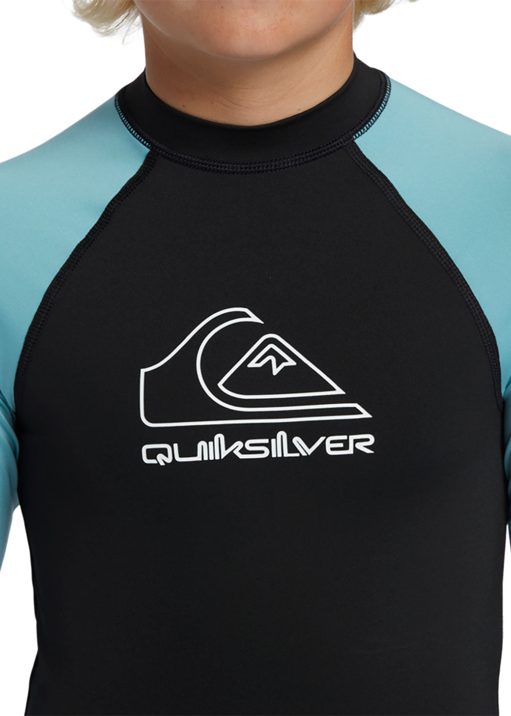 Quiksilver Youth Long Sleeve Rash Guard - UPF 50+ Sun Protection for Kids - Perfect for Surfing, Swimming & Outdoor Activities