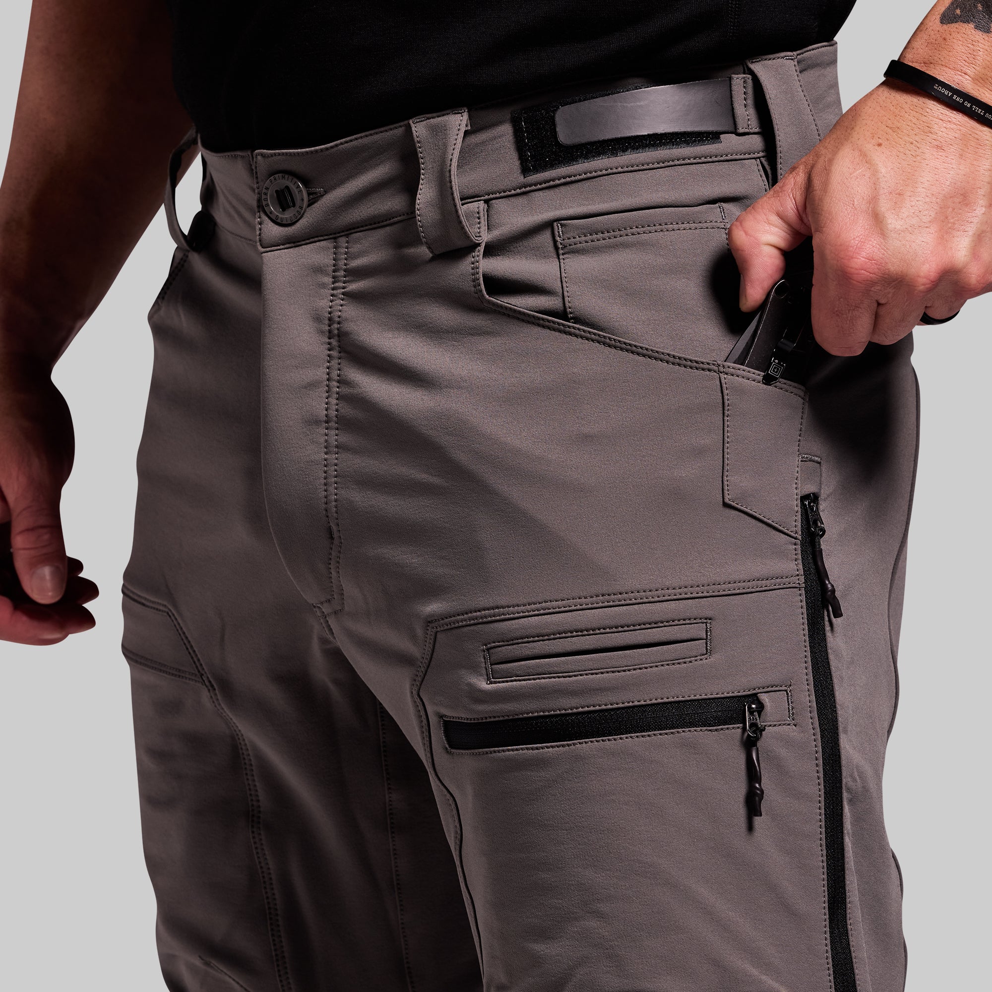 Men's Frontier Pant 2.0 - Durable Outdoor Hiking Pants for Men, Wolf Grey Color - Perfect for Camping, Trekking & Adventure Travel