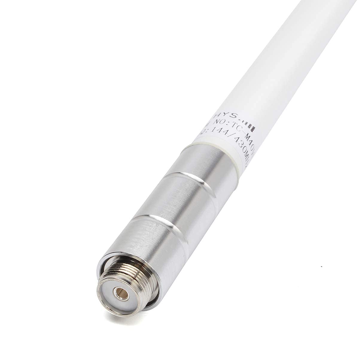 Dual Band Fiberglass Mobile Radio Antenna - UHF VHF 144/430MHz Base Antenna with SO239 Connector (15.7 Inch) for Ham Radio, Repeater & Mobile Transceiver - Includes Mounting Bracket | Ideal for Vehicle Installation & Emergency Communication