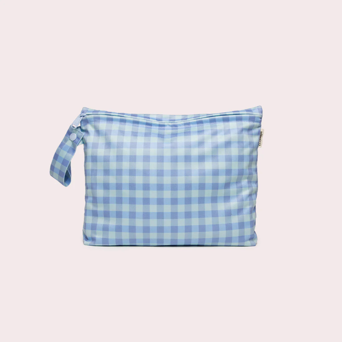 EcoNaps Medium Wet Bag for Diapers & Swimwear - Waterproof & Reusable Storage Pouch - Perfect for Baby Essentials, Gym Clothes & Travel Accessories (Sky Blue)