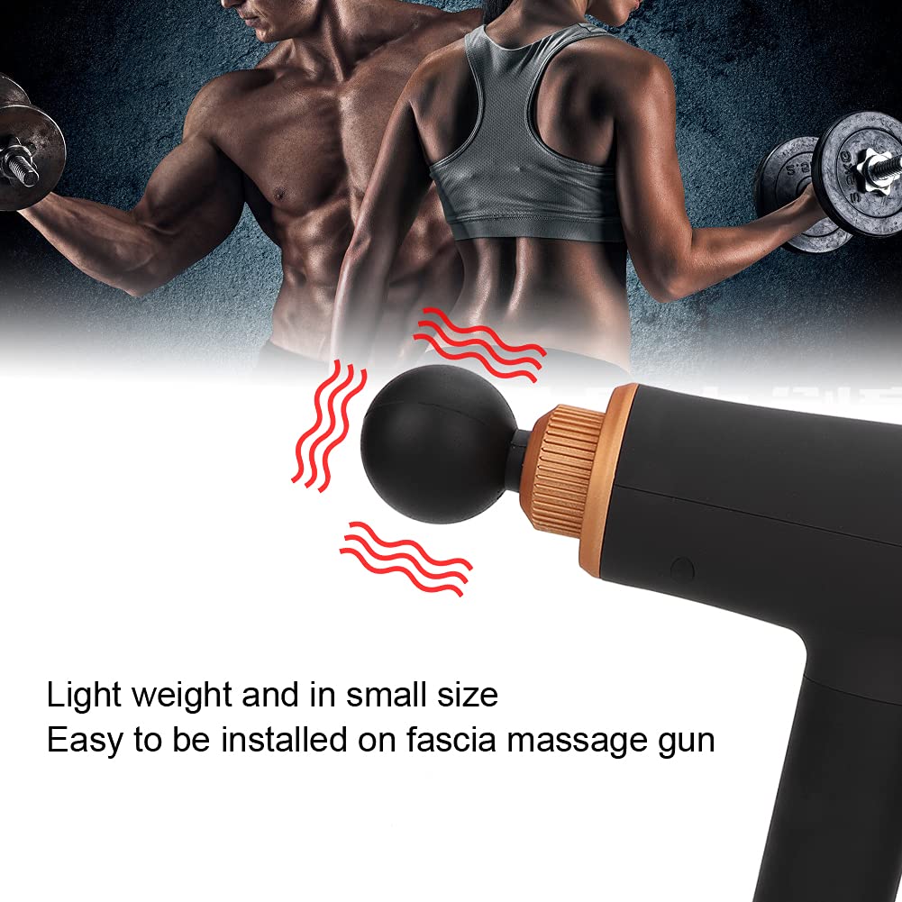 FILFEEL Massage Gun Head Attachments - 4pcs Deep Tissue Muscle Relaxation Point Massager Heads for 19mm Massage Guns | Body Relaxation & Fascia Release | Perfect for Post-Workout Recovery, Pain Relief & Home Spa Therapy