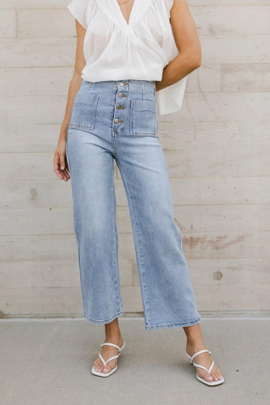 Laurie Straight Leg Jeans for Women - High Waist Slim Fit Denim Pants (Final Sale) | Perfect for Casual Wear, Office Outfits & Everyday Style