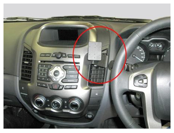 ClicOn No Holes Center Dash Mount for Ford Ranger (2012-2015) - Secure Phone Holder for Hands-Free Navigation & Driving Safety