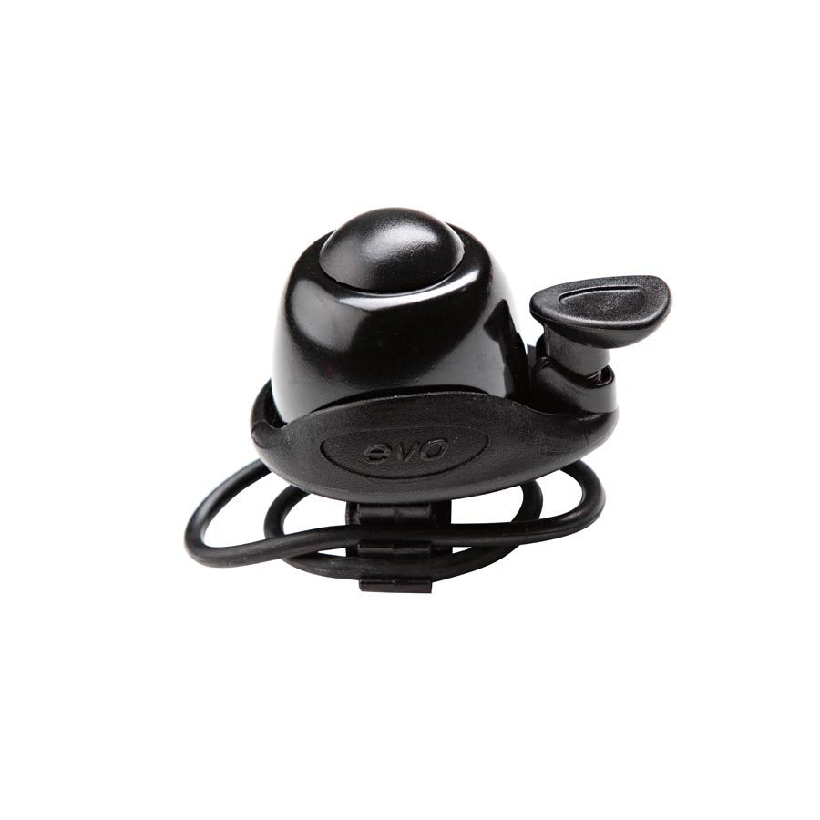 Evo Ringer Fast Mount DLX Bell - Durable Bike Bell for Cycling, Mountain Biking & Commuting - Easy Installation, Loud Safety Alert for Road and Trail Use