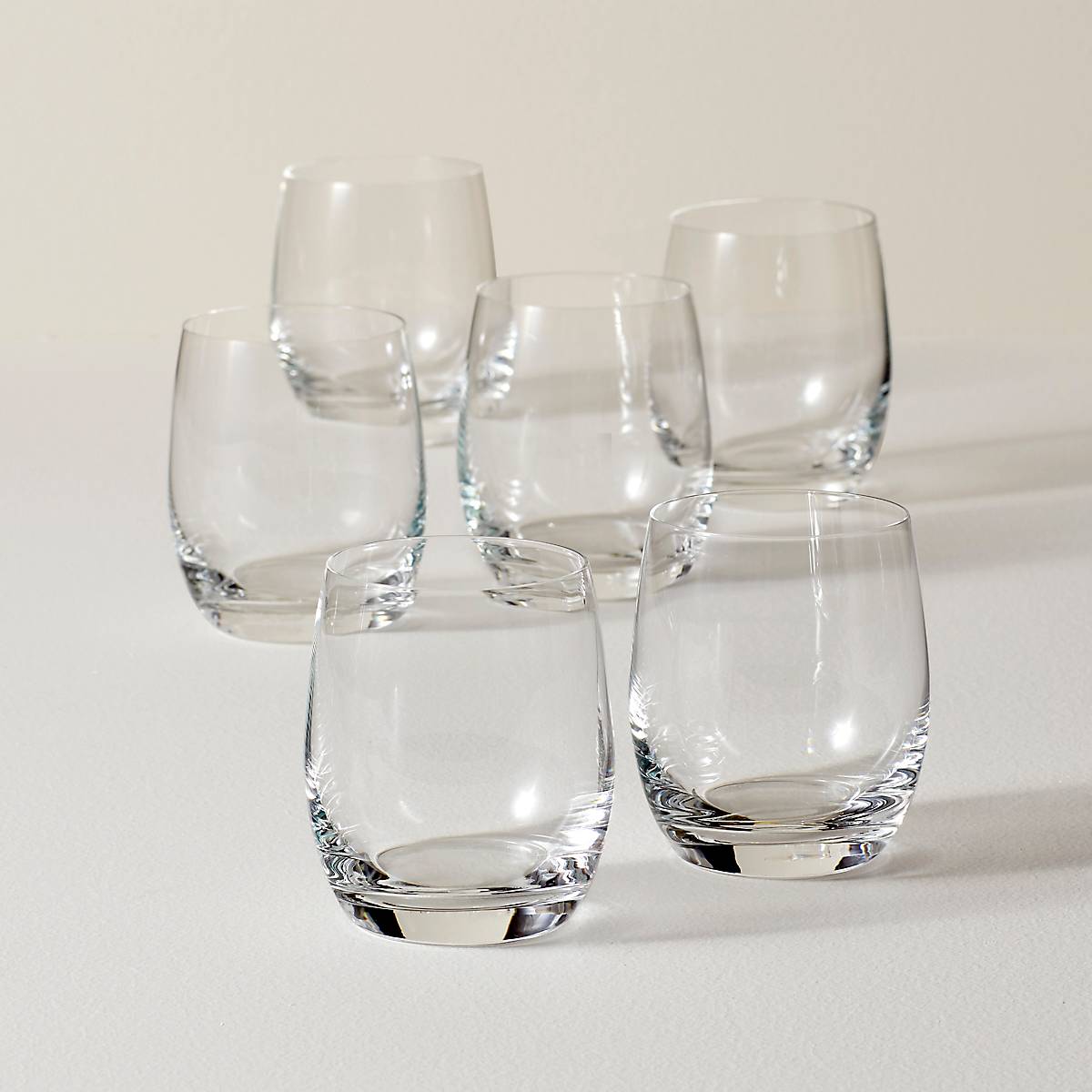 Premium Tuscany Classics Small Tumbler Glasses Set of 6 - Elegant Drinking Cups for Juice, Cocktails & Iced Coffee - Perfect for Home, Bar & Restaurant Use