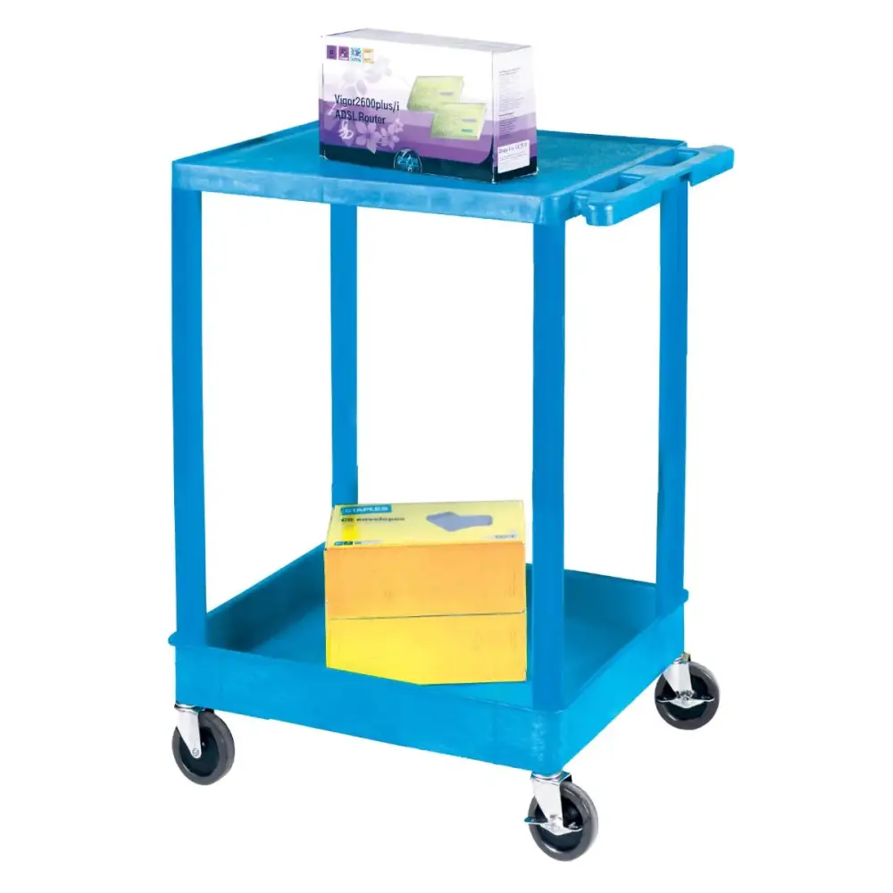 Colorful Service Carts - Durable & Stylish Utility Cart for Restaurants, Hotels, and Retail Stores - Perfect for Food Service, Housekeeping, and Storage Organization