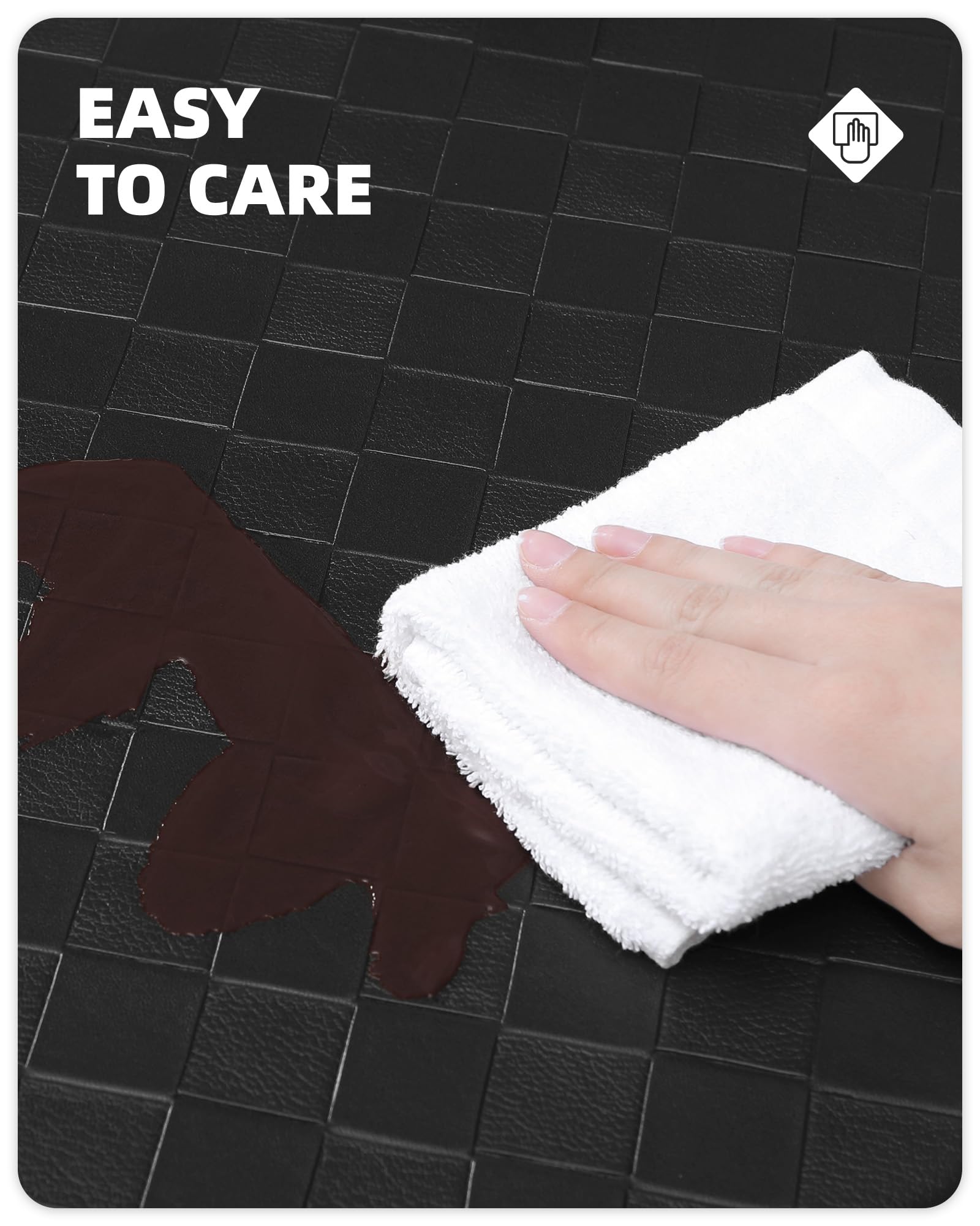 Anti-Fatigue Kitchen Floor Mat - Non-Slip Cushioned Foam Pad for Standing Comfort by Sink, 17