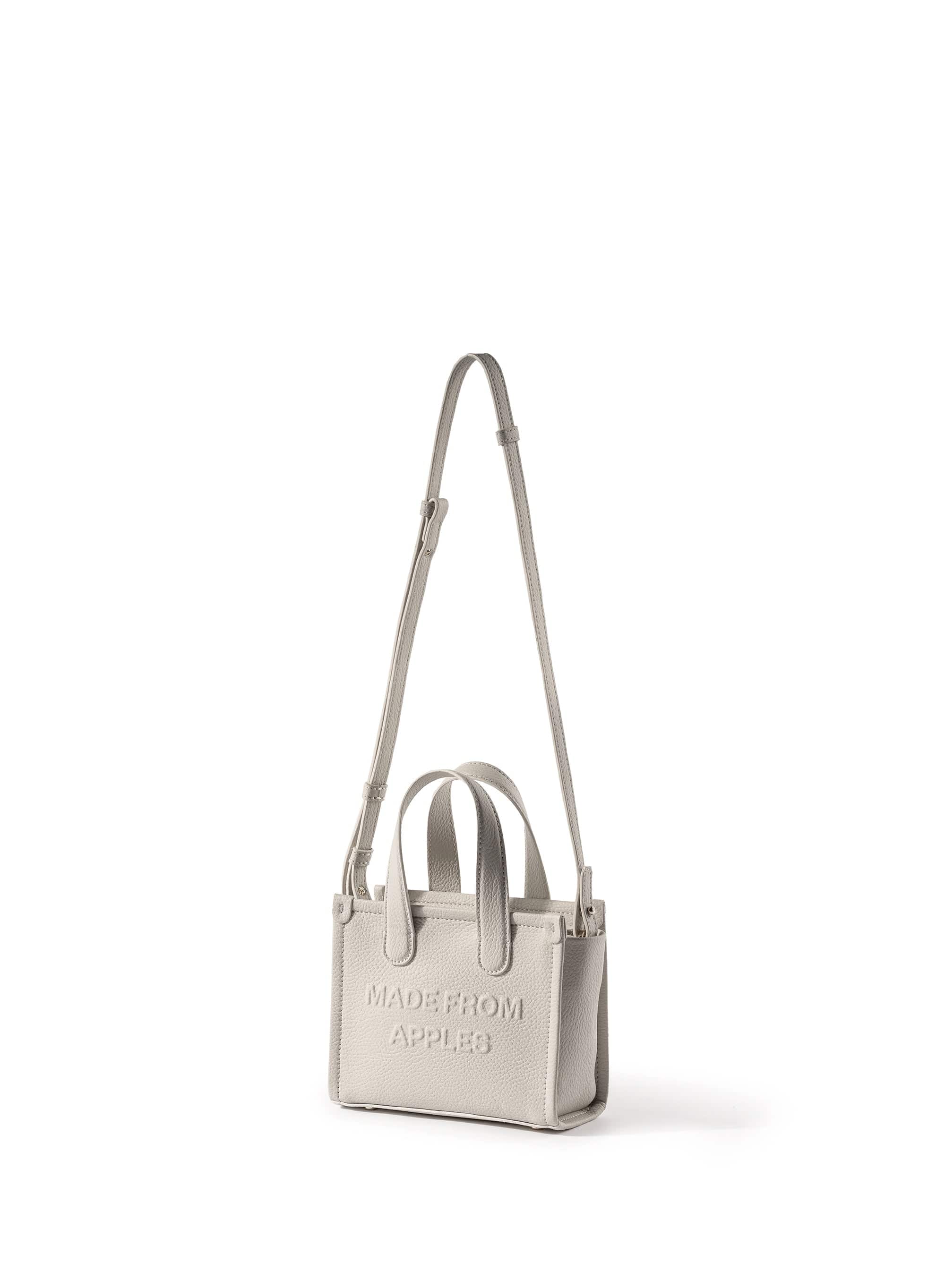 Alma S Apple Leather Vegan Tote Bag - Eco-Friendly Women's Handbag for Work, Travel & Shopping | Stylish & Durable Cloud Design