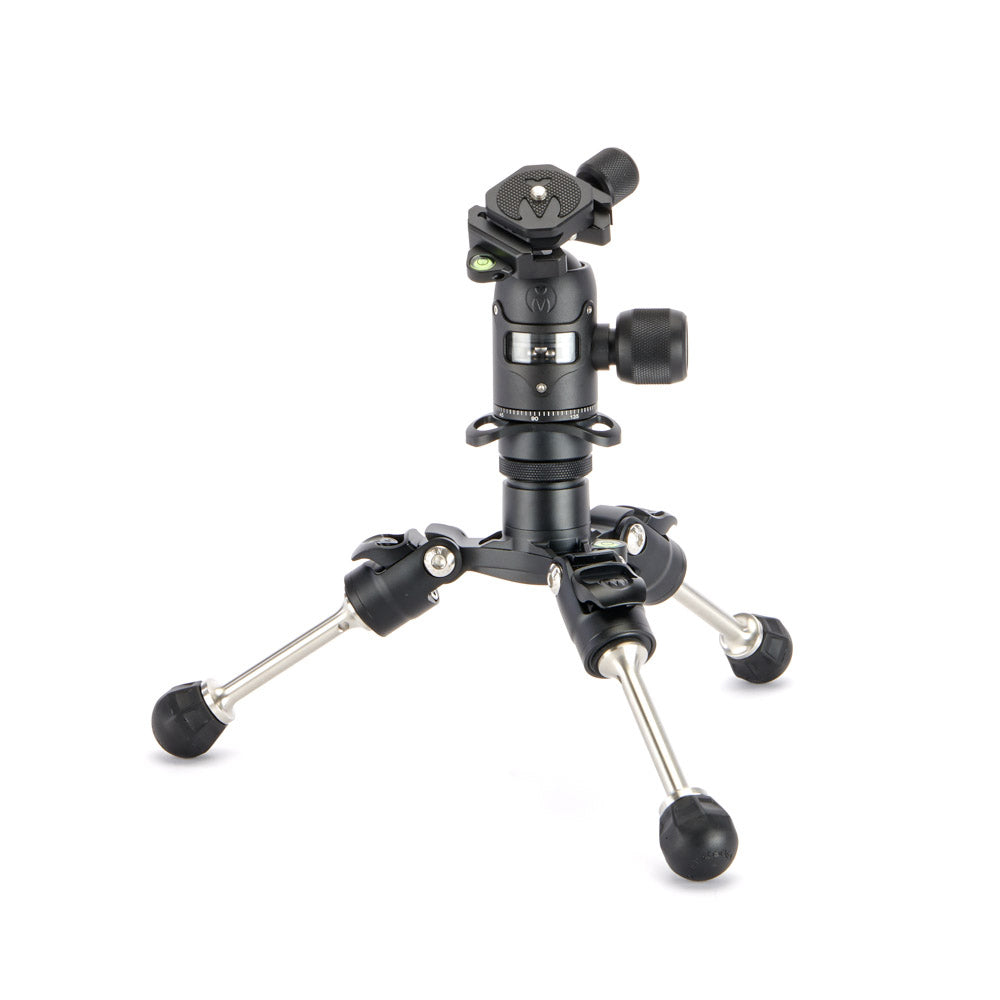 Legends Bucky Carbon Fiber Tripod System with AirHed VU Attachment - Professional Camera Support for Photography & Videography - Perfect for Outdoor Shoots, Studio Work, and Travel Filming