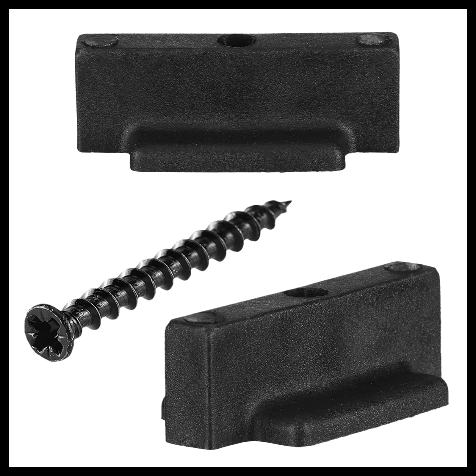 120 Pack Hidden Fasteners Nylon Clips for Deck Fastening | Composite Decking Fasteners with Metal Deck Screws | Durable Nylon Plastic T Clips for Deck Boards | Perfect for DIY Deck Construction & Outdoor Wooden Floor Installation