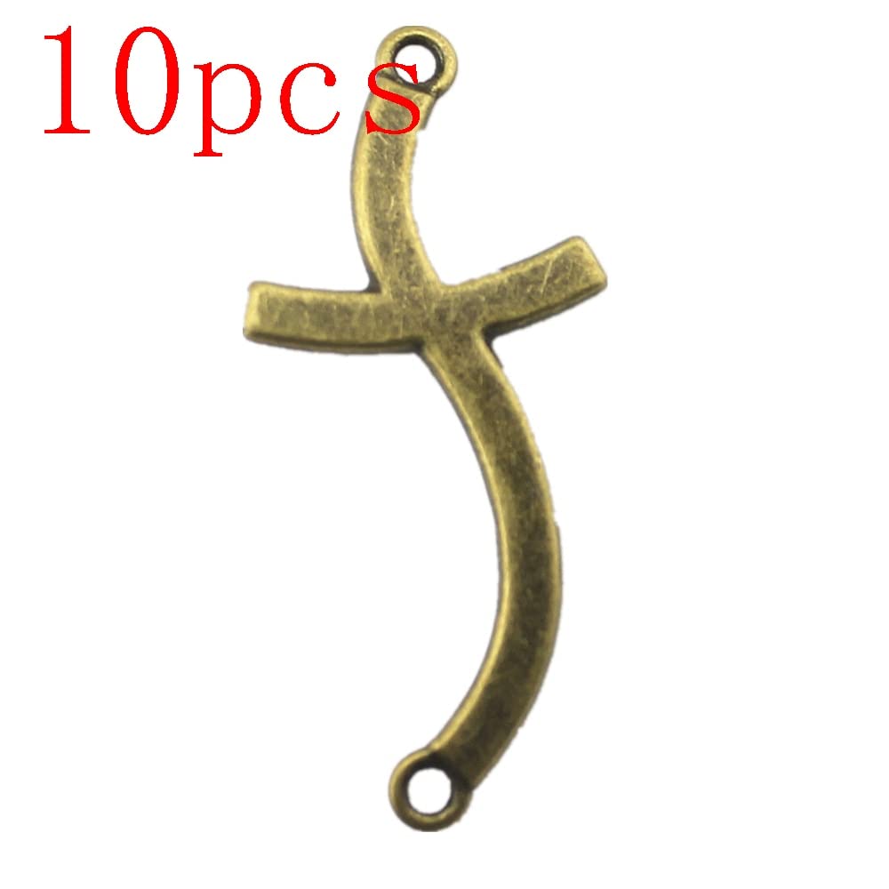 WYSIWYG Classic Cross Charms for Jewelry Making Supplies - DIY Handmade Beaded Accessories - Perfect for Necklaces, Bracelets & Craft Projects
