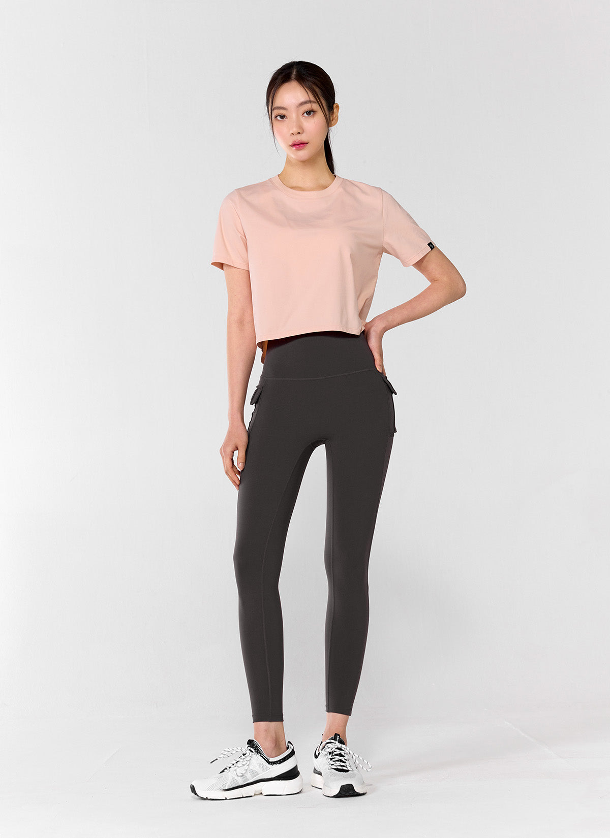 Women's Basic Stretch Crop T-Shirts - Soft Comfortable Short Sleeve Tops for Yoga, Gym & Casual Wear | Trendy Summer Fashion Tees