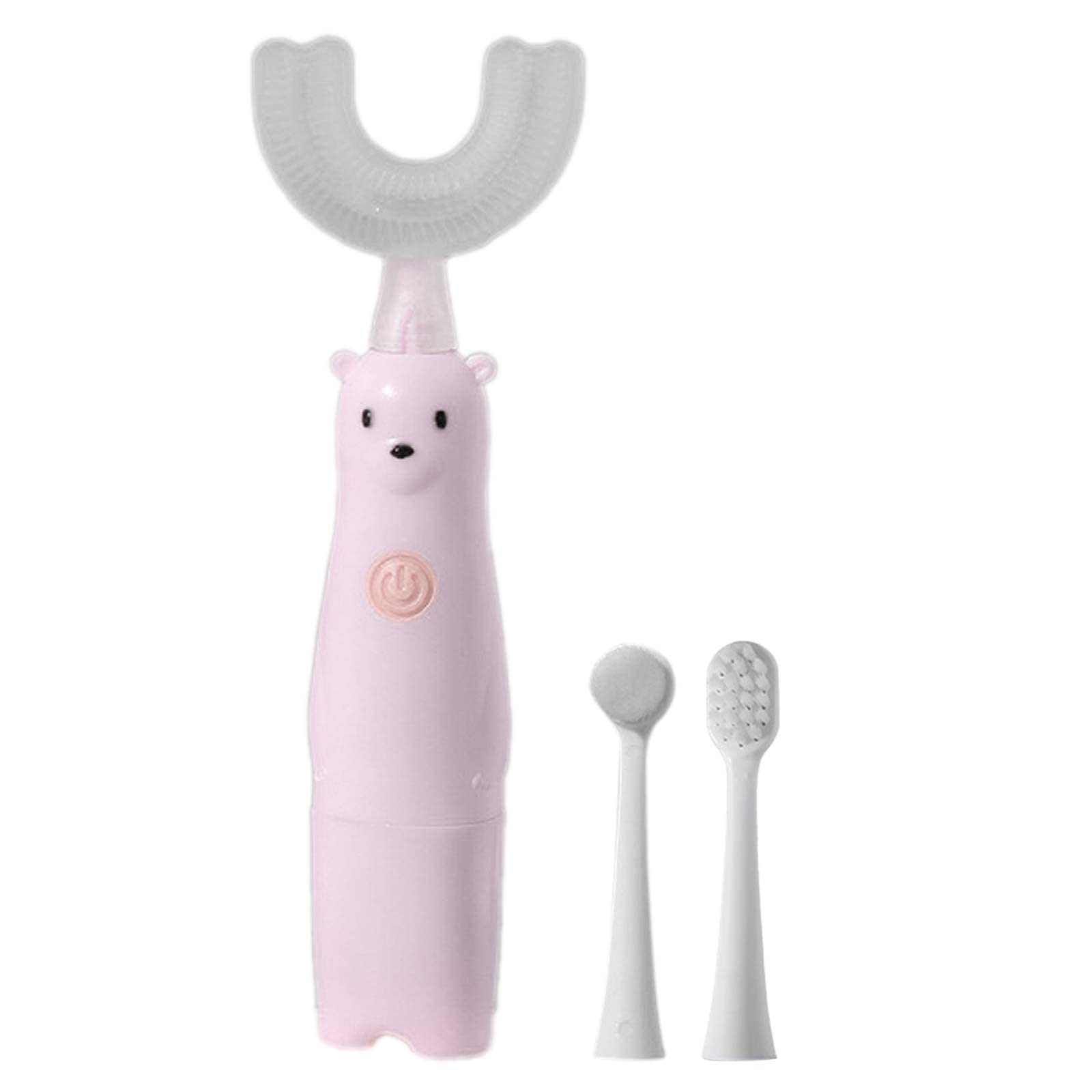 Electric Toothbrush for Kids - Soft Bristles, Automatic Cleaning, Whitening & Lightweight Design - Cartoon Baby Toothbrush (Size F, One Size) - Perfect for Gentle Oral Care at Home & Travel