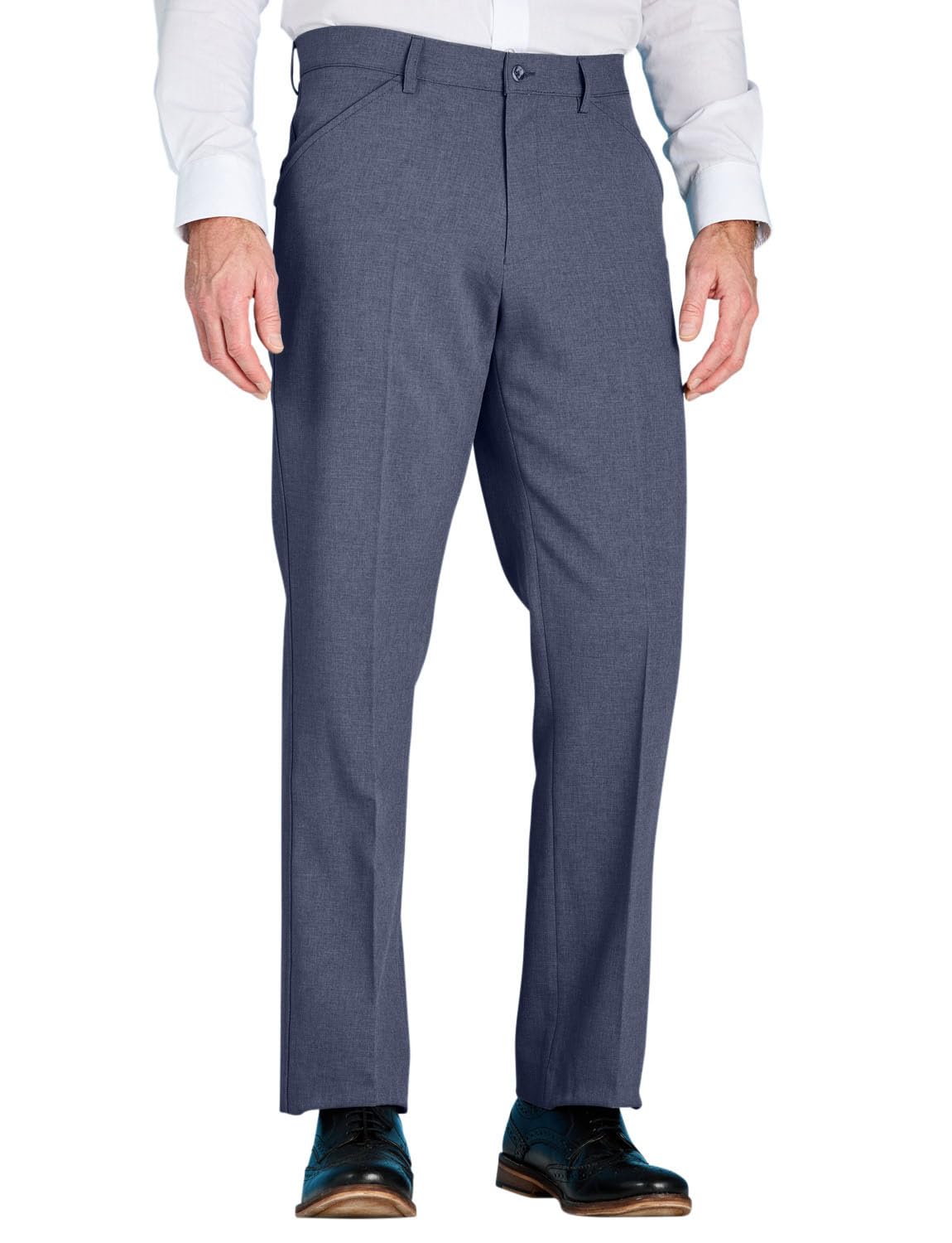 Stylish Men's Frogmouth Pocket Formal Pants - Comfortable & Versatile Dress Pants for Office, Business, Wedding & Special Occasions