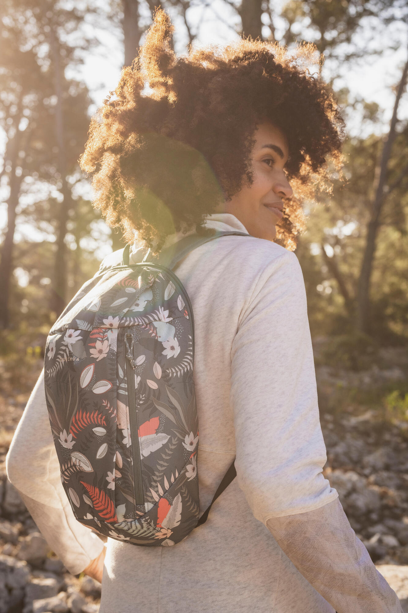 Quechua NH100 10L Lightweight Hiking Backpack - Water-Resistant Daypack for Outdoor Adventures, Camping & Travel