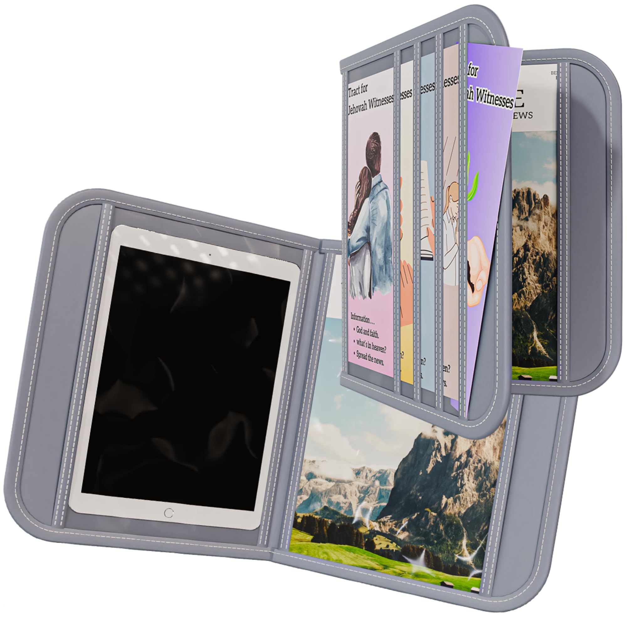 JW Magazine and Tract Holder - Durable JW.org Accessories for Field Service & Ministry Organization - Perfect Jehovah's Witness Pioneer Gifts for Conventions & Best Life Ever Events - Ideal for Door-to-Door Ministry, Bible Study Materials & Convention Supplies