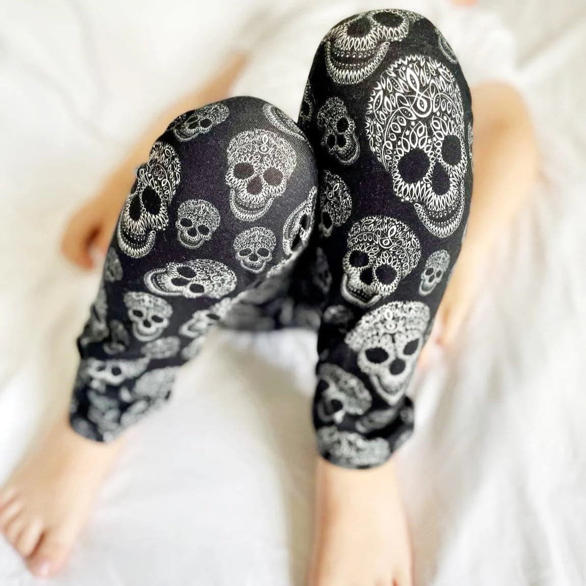 Monoskulls Kids Leggings - Stylish & Comfortable Alternative Leggings for Girls & Boys | Perfect for Playtime, School & Everyday Wear