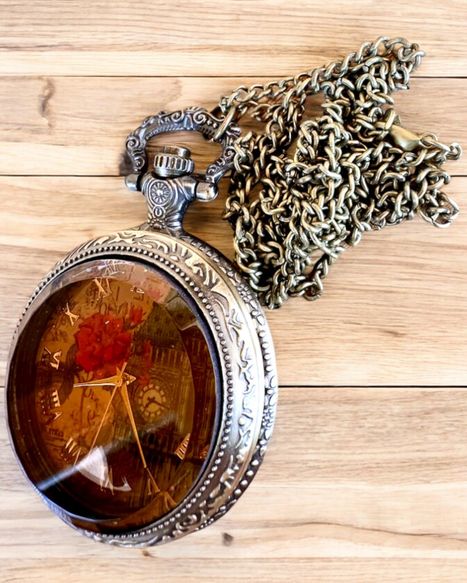Vintage Engraved Pocket Watch - Personalized Gift for Men & Women - Perfect for Weddings, Anniversaries & Special Occasions