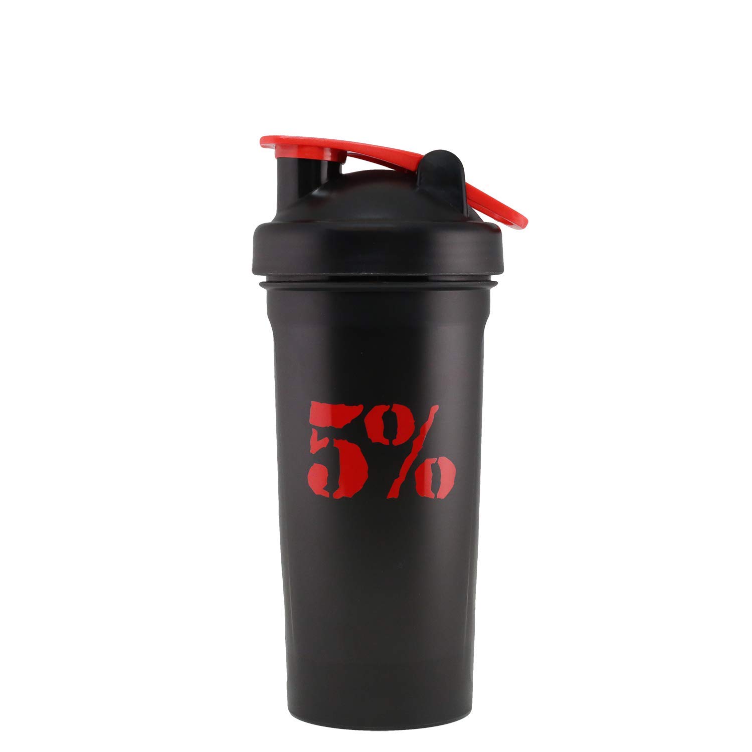 5% Nutrition Rich Piana Gym Protein Shaker Bottle - 20oz BPA-Free Leak-Proof Water Bottle with Measurement Lines & Internal Mixer | Perfect for Bodybuilding, Workout & Post-Training Recovery | Fits Most Car Cup Holders & Gym Bags