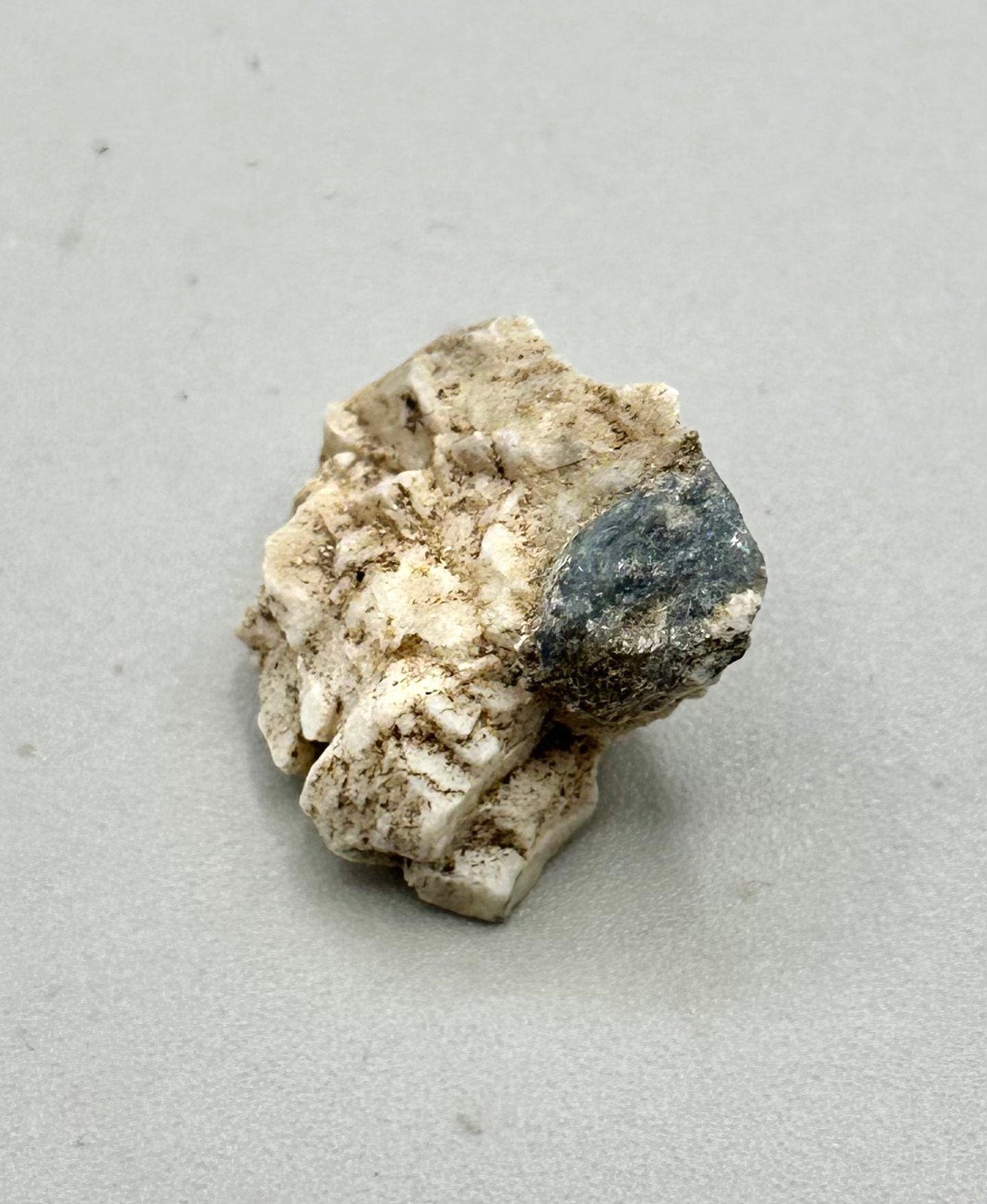 Natural Canadian Sapphire in Feldspar Matrix - Rare Gemstone for Jewelry Making & Mineral Collection | Perfect for Engagement Rings, Pendants & Display Specimens